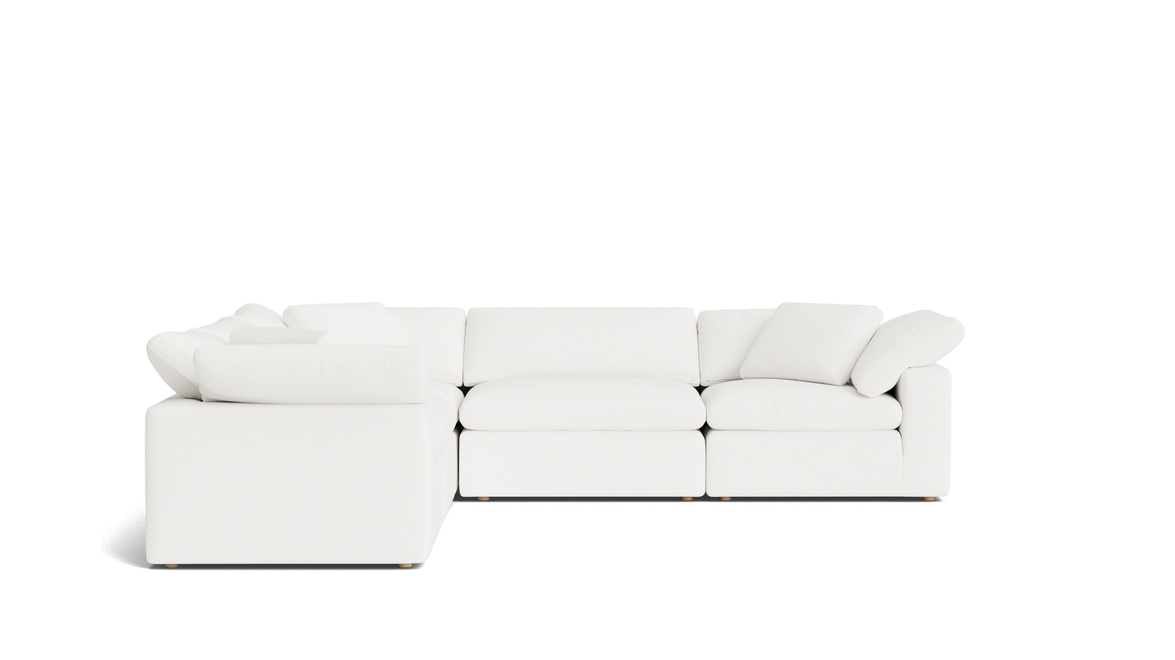 Movie Night™ 5-Piece Modular Sectional Closed, Large, Brie