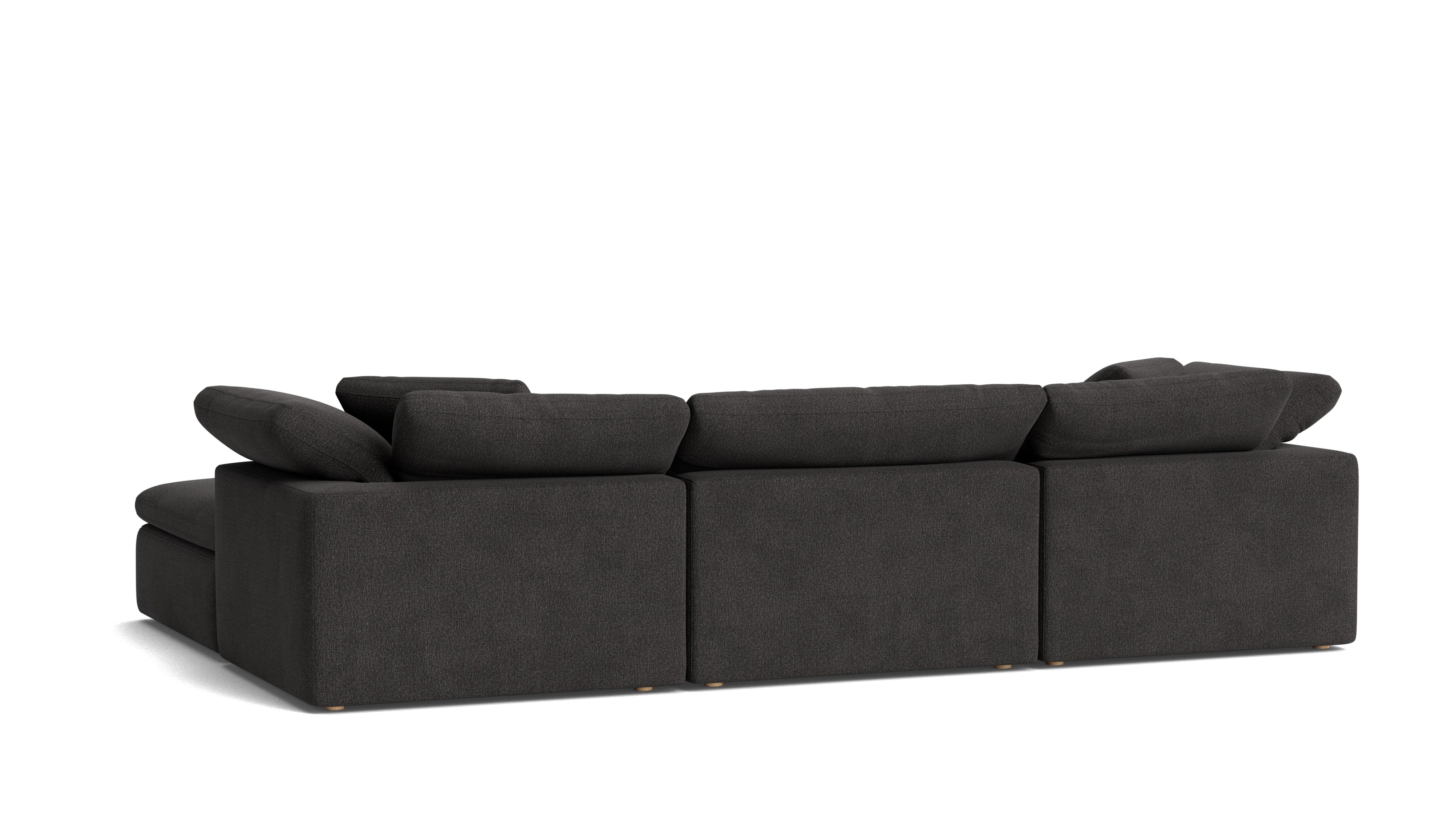 Movie Night™ 5 - Piece Modular U - Shaped Sectional, Large, Dark Shadow - Sundays CompanySEC-YJ-922-025