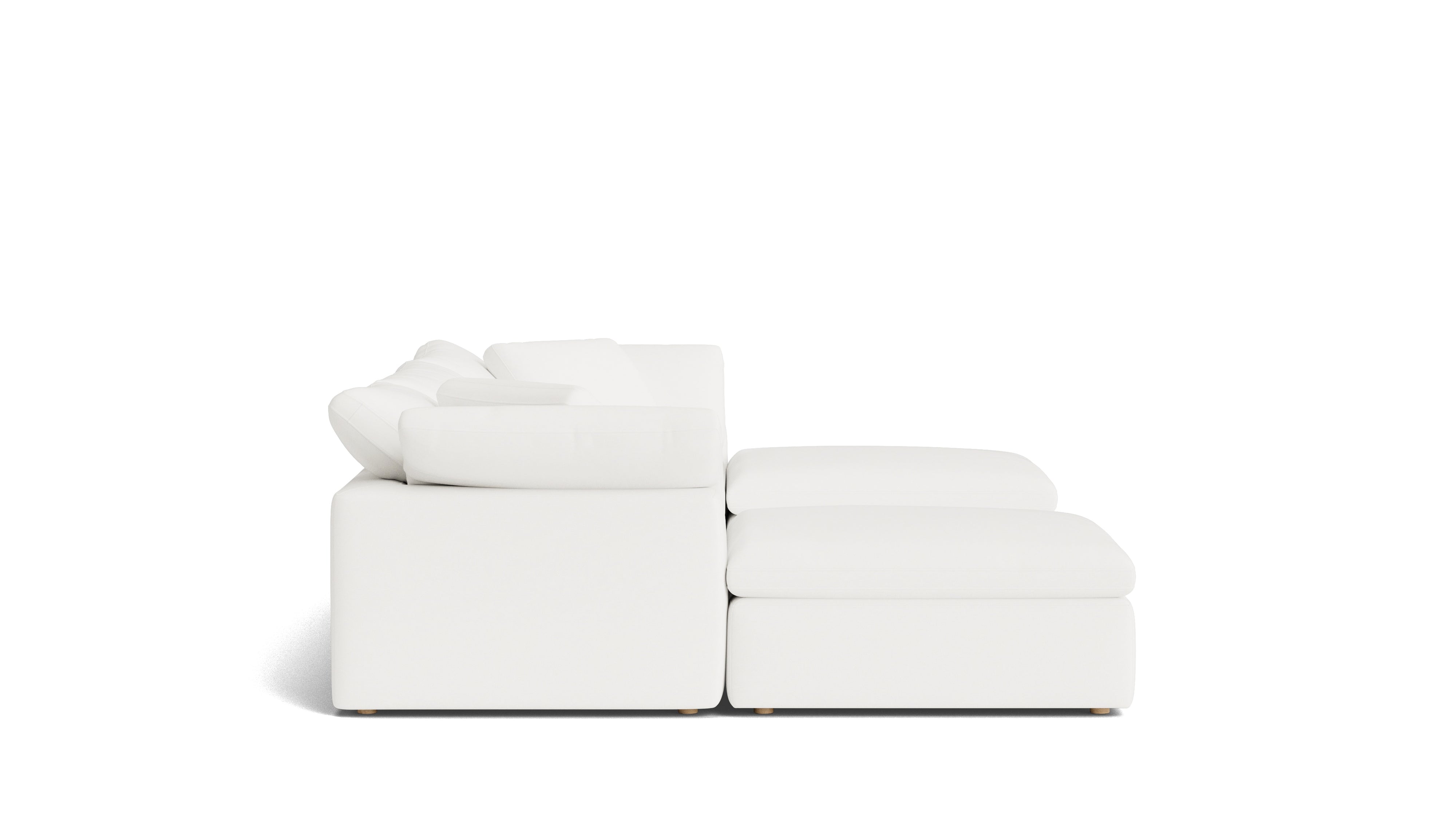 Movie Night™ 5 - Piece Modular U - Shaped Sectional, Large, Brie - Sundays CompanySEC-YJ-922-037
