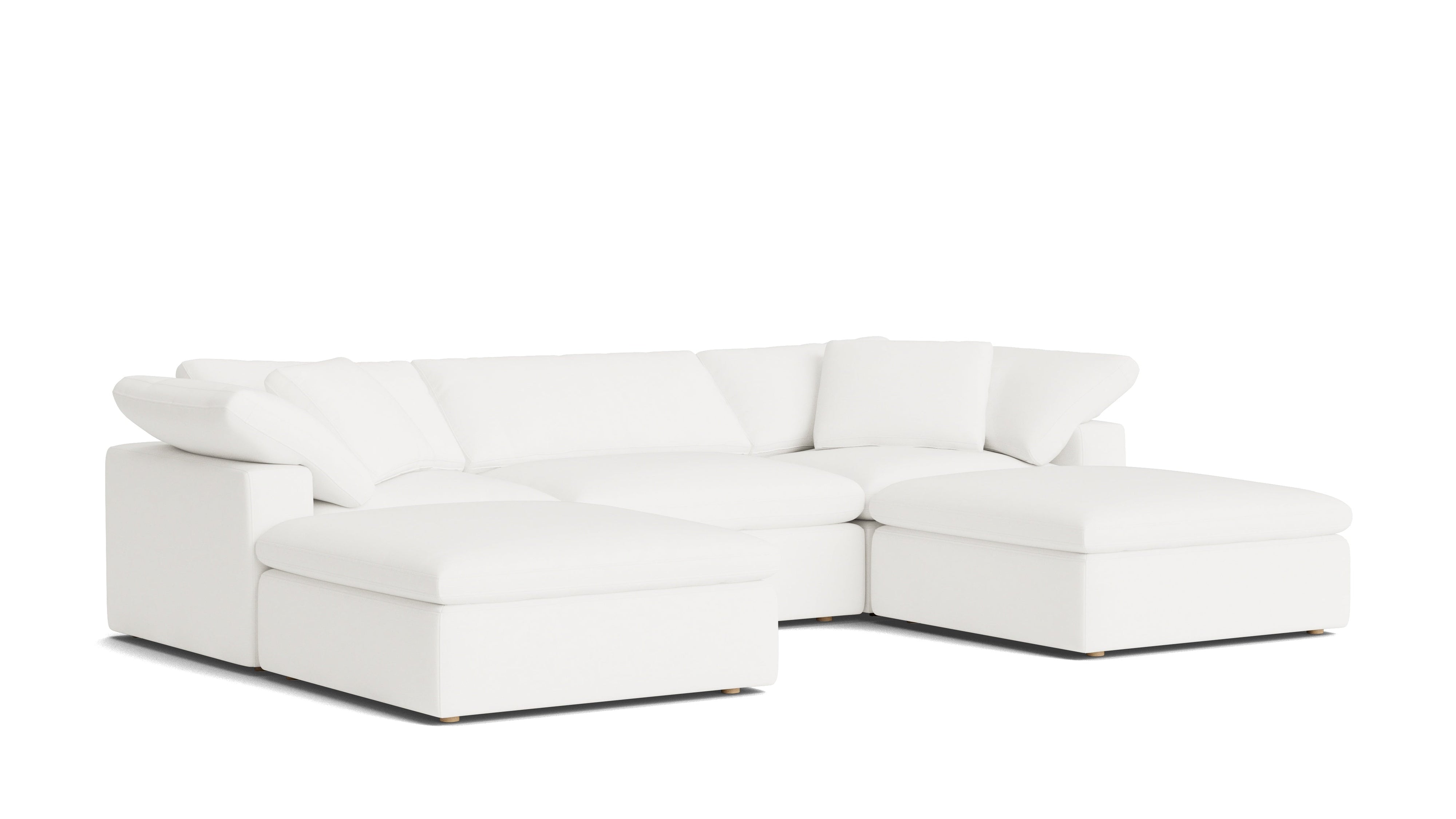 Movie Night™ 5-Piece Modular U-Shaped Sectional, Large, Brie