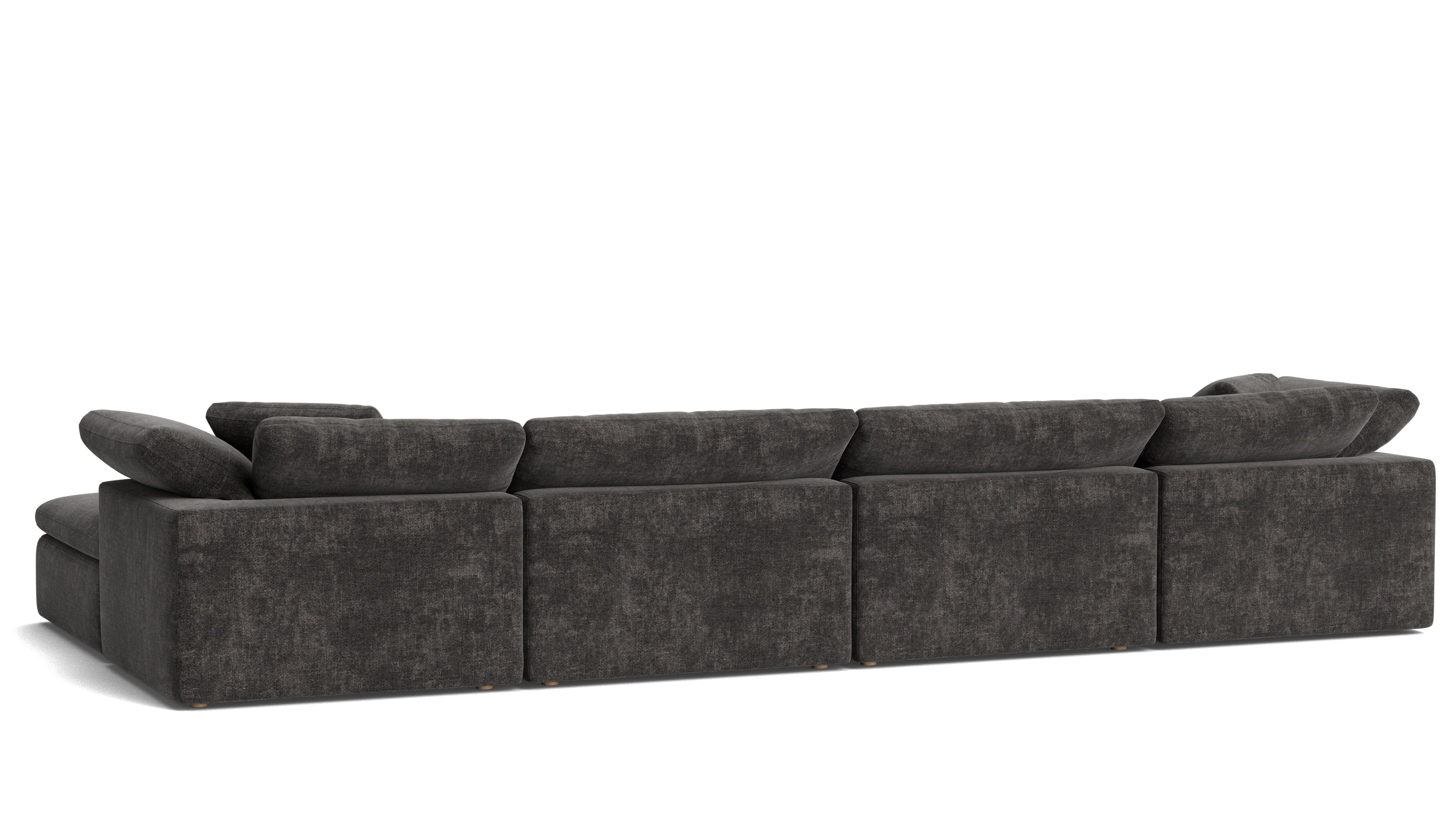 Movie Night™ 6-Piece Modular U-Shaped Sectional, Large, Truffle