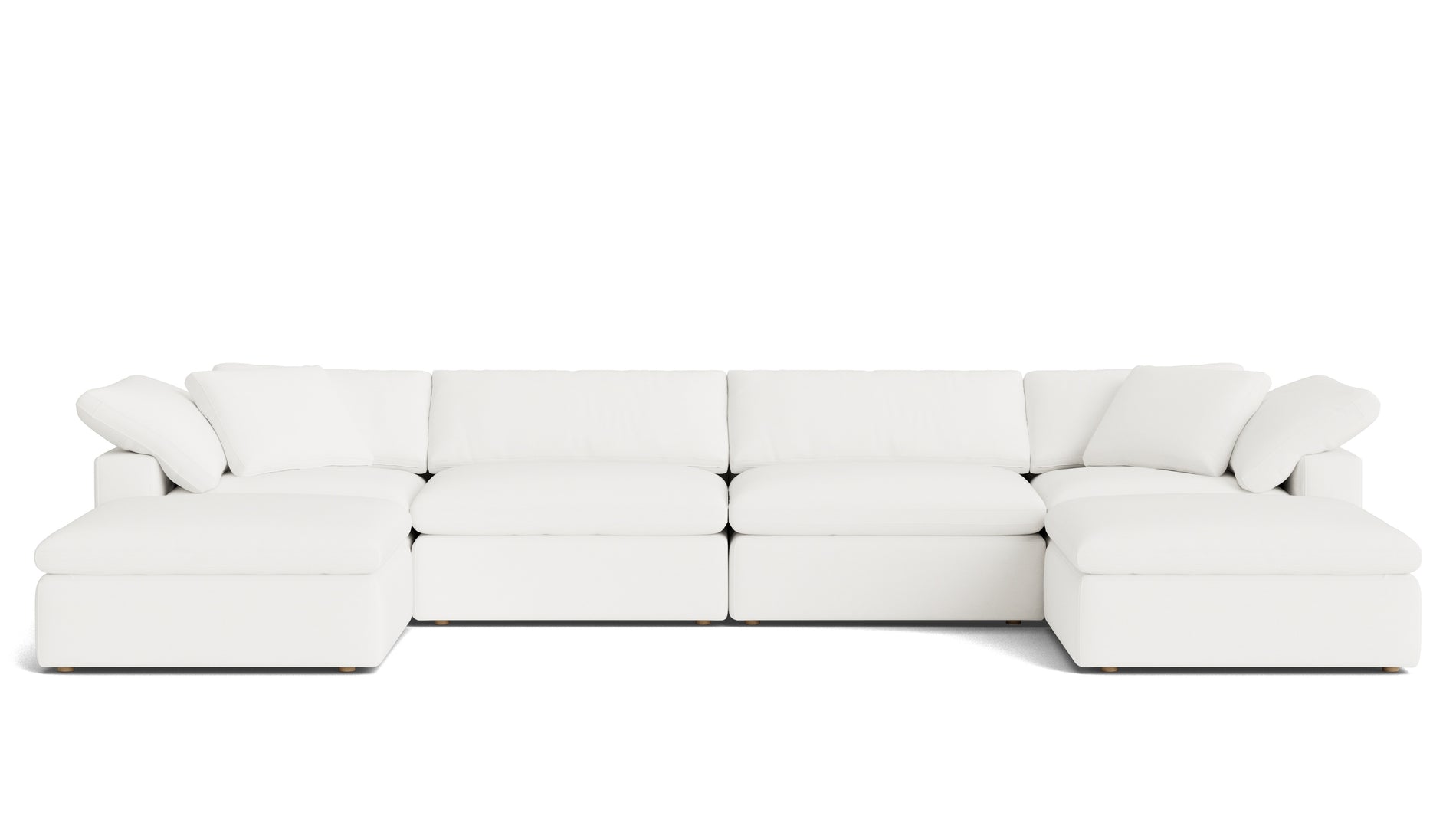 Movie Night™ 6-Piece Modular U-Shaped Sectional, Large, Brie_image