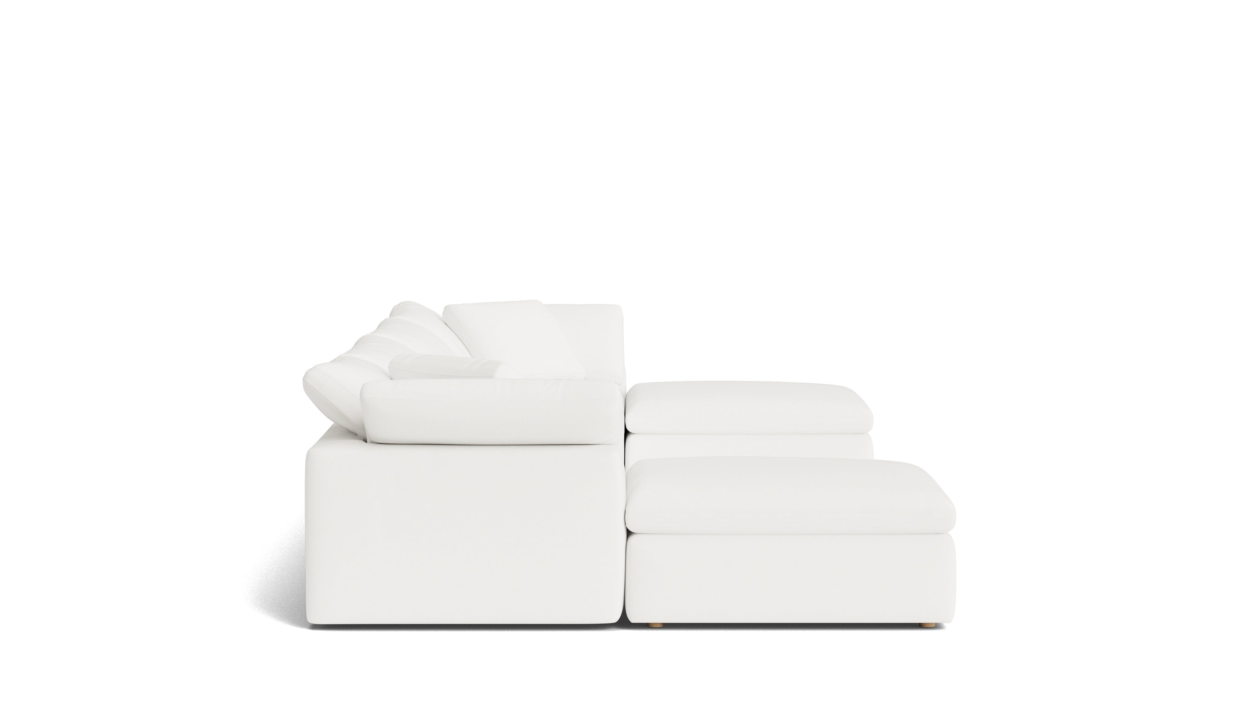 Movie Night™ 6 - Piece Modular U - Shaped Sectional, Large, Brie - Sundays CompanySEC-YJ-923-037