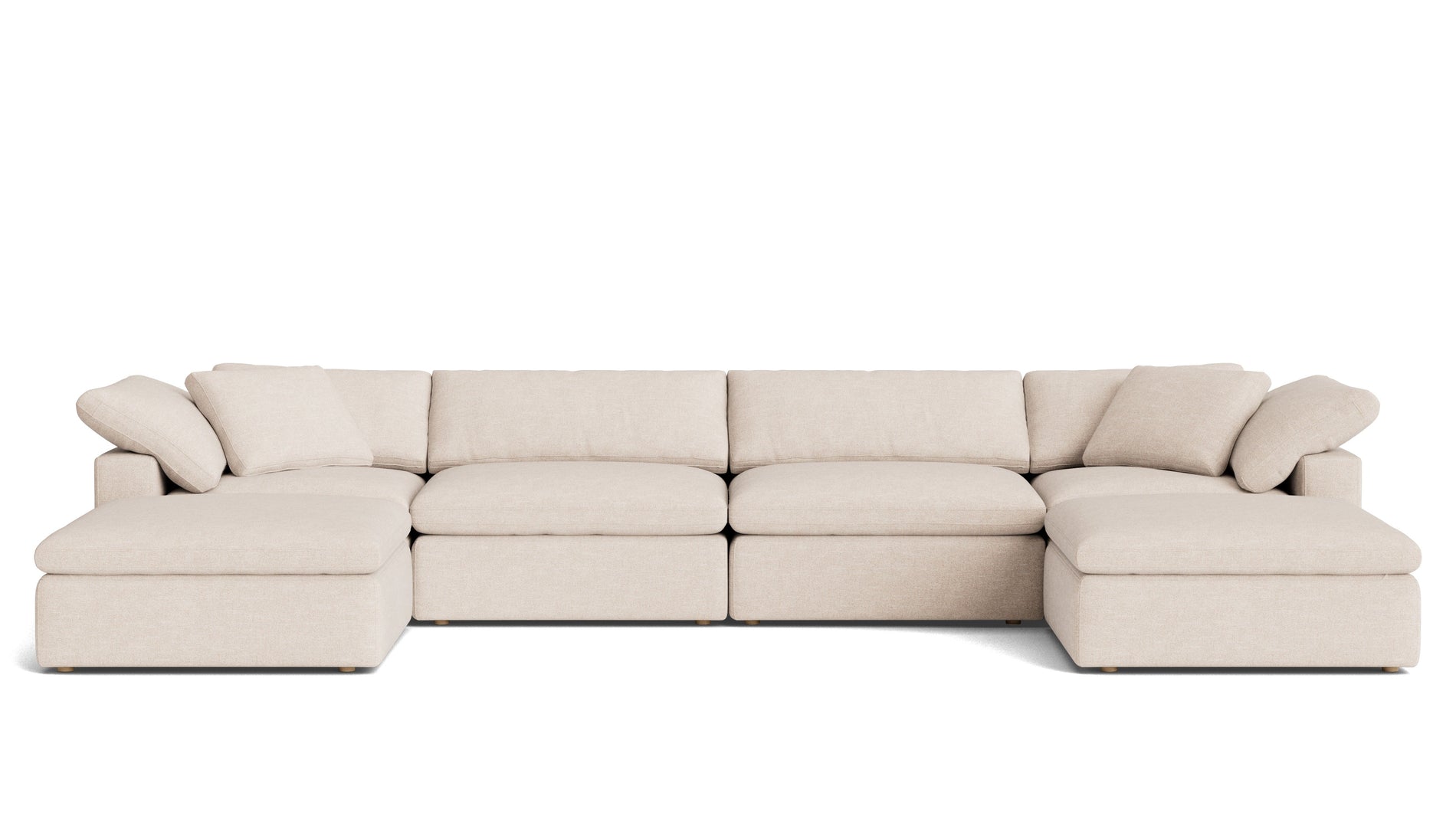 Movie Night™ 6-Piece Modular U-Shaped Sectional, Large, Sunbeam_image