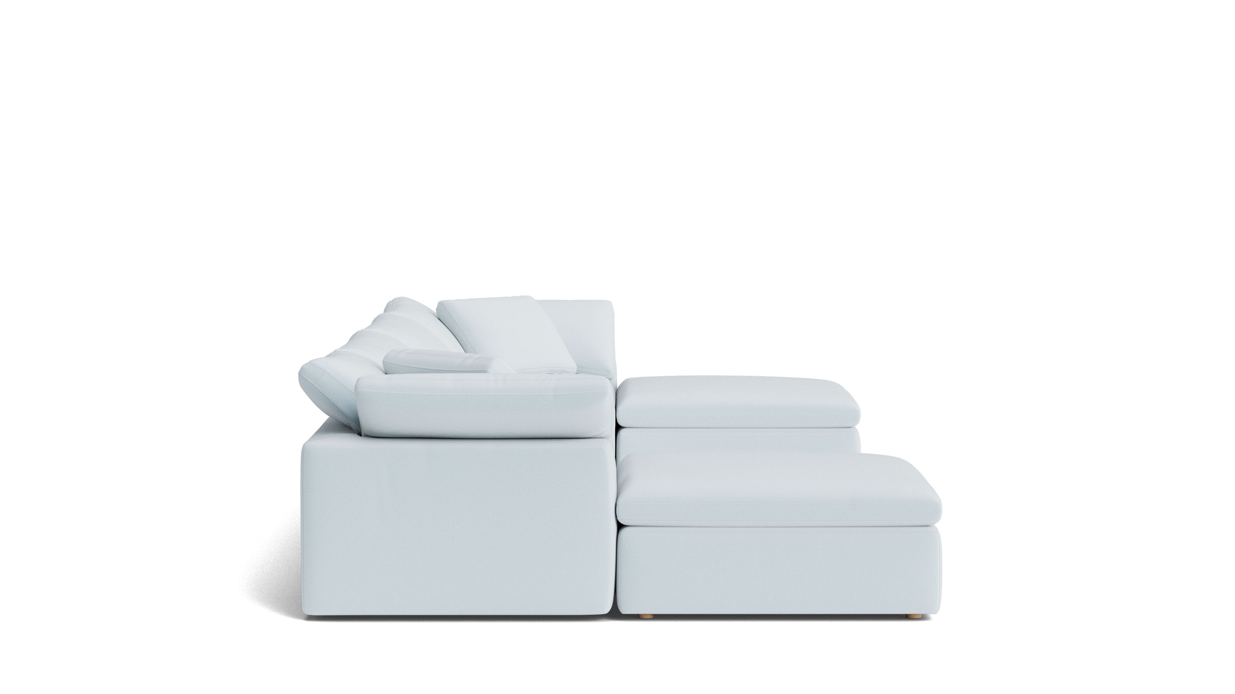 Movie Night™ 6-Piece Modular U-Shaped Sectional, Large, Cove