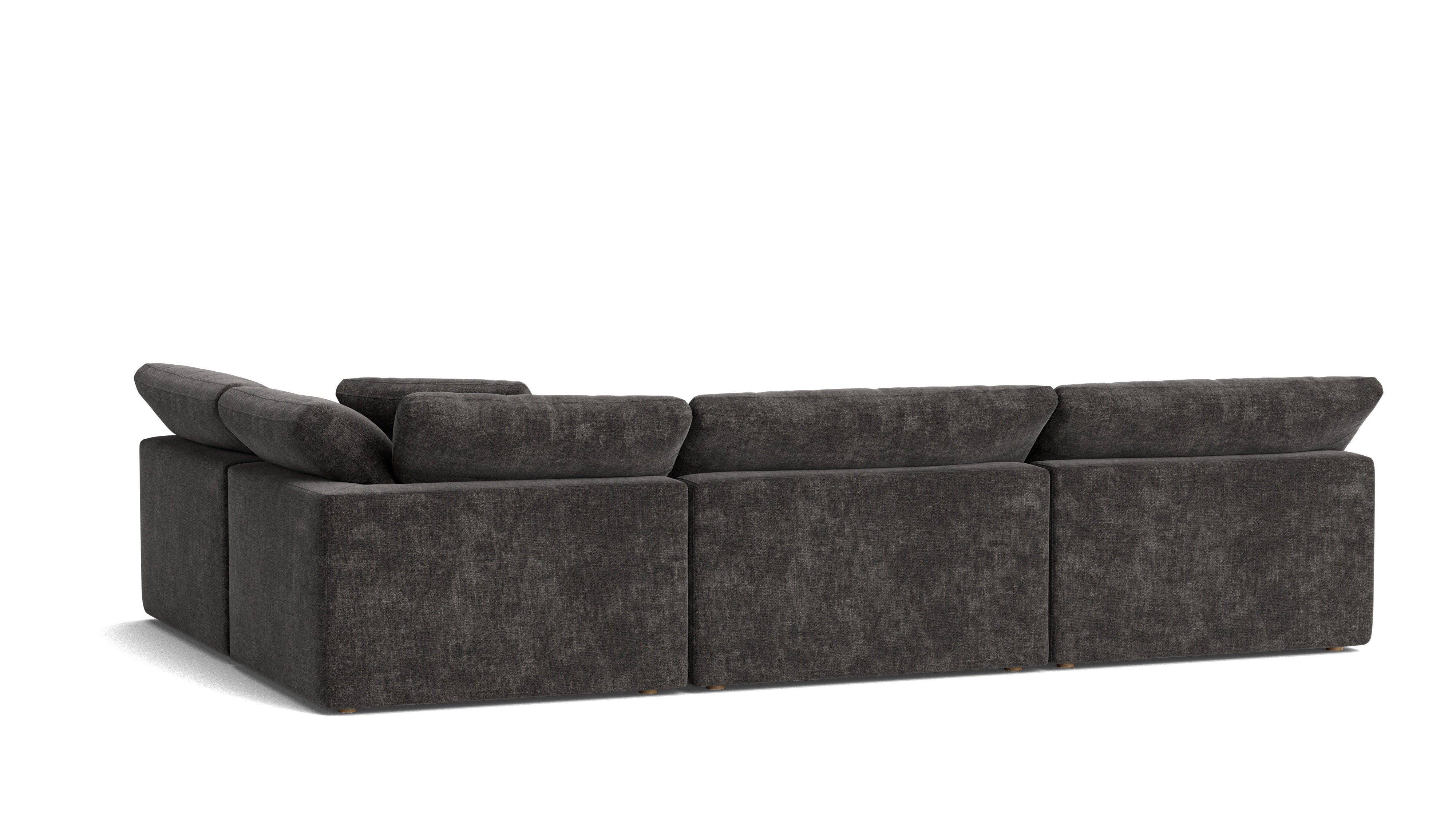 Movie Night™ 4-Piece Modular Sectional Open, Large, Truffle