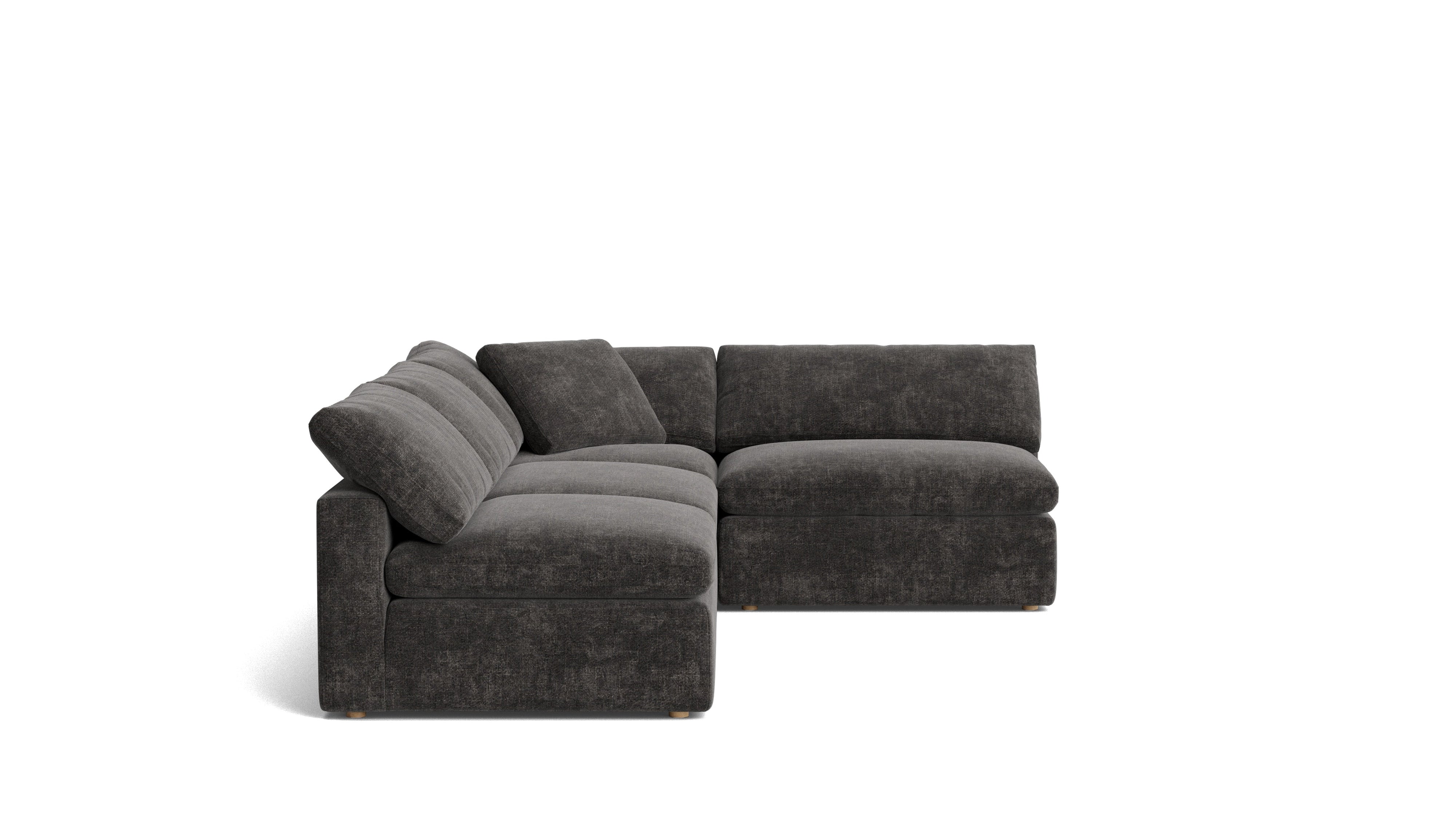 Movie Night™ 4-Piece Modular Sectional Open, Large, Truffle
