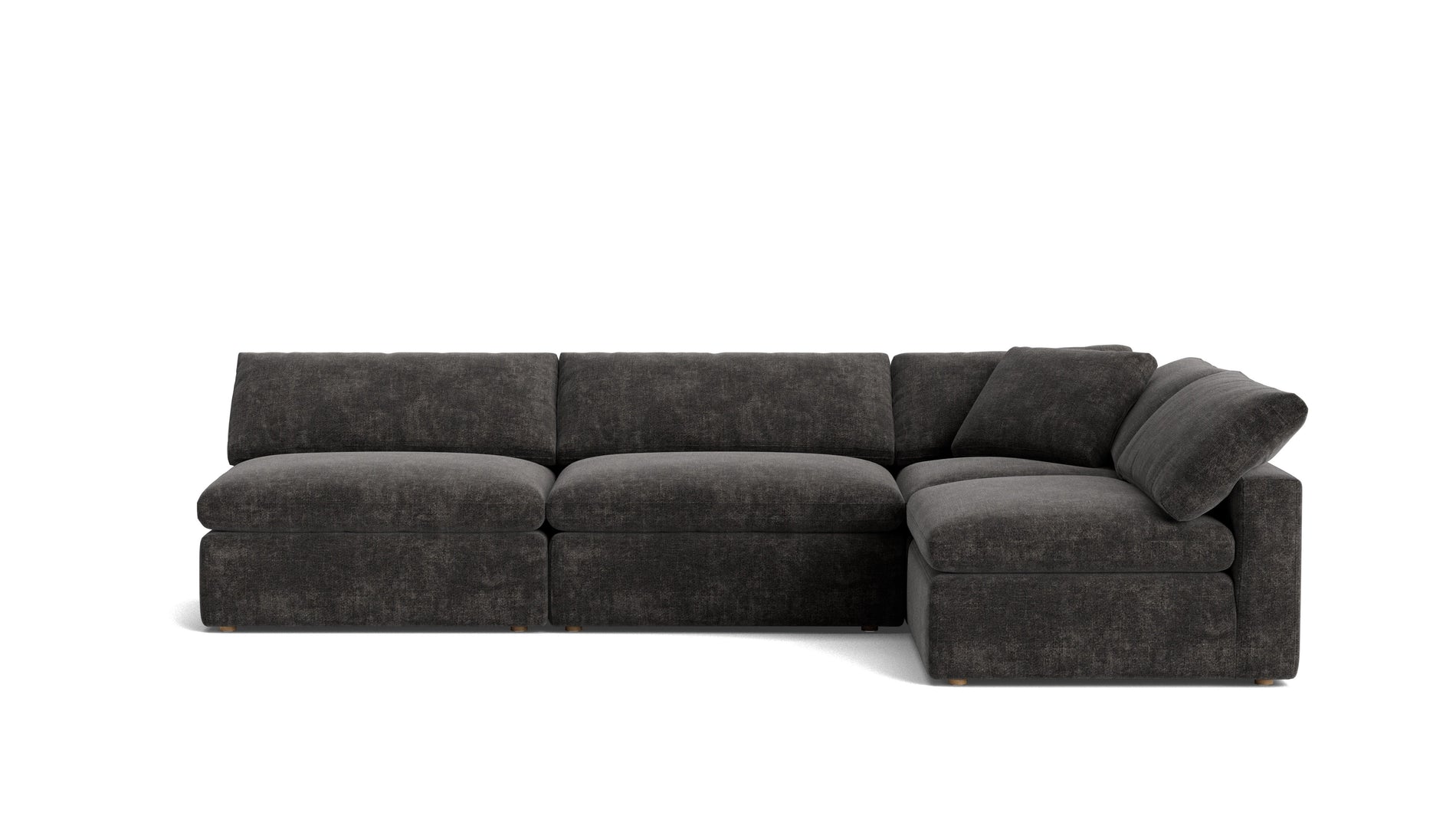 Movie Night™ 4-Piece Modular Sectional Open, Large, Truffle_image