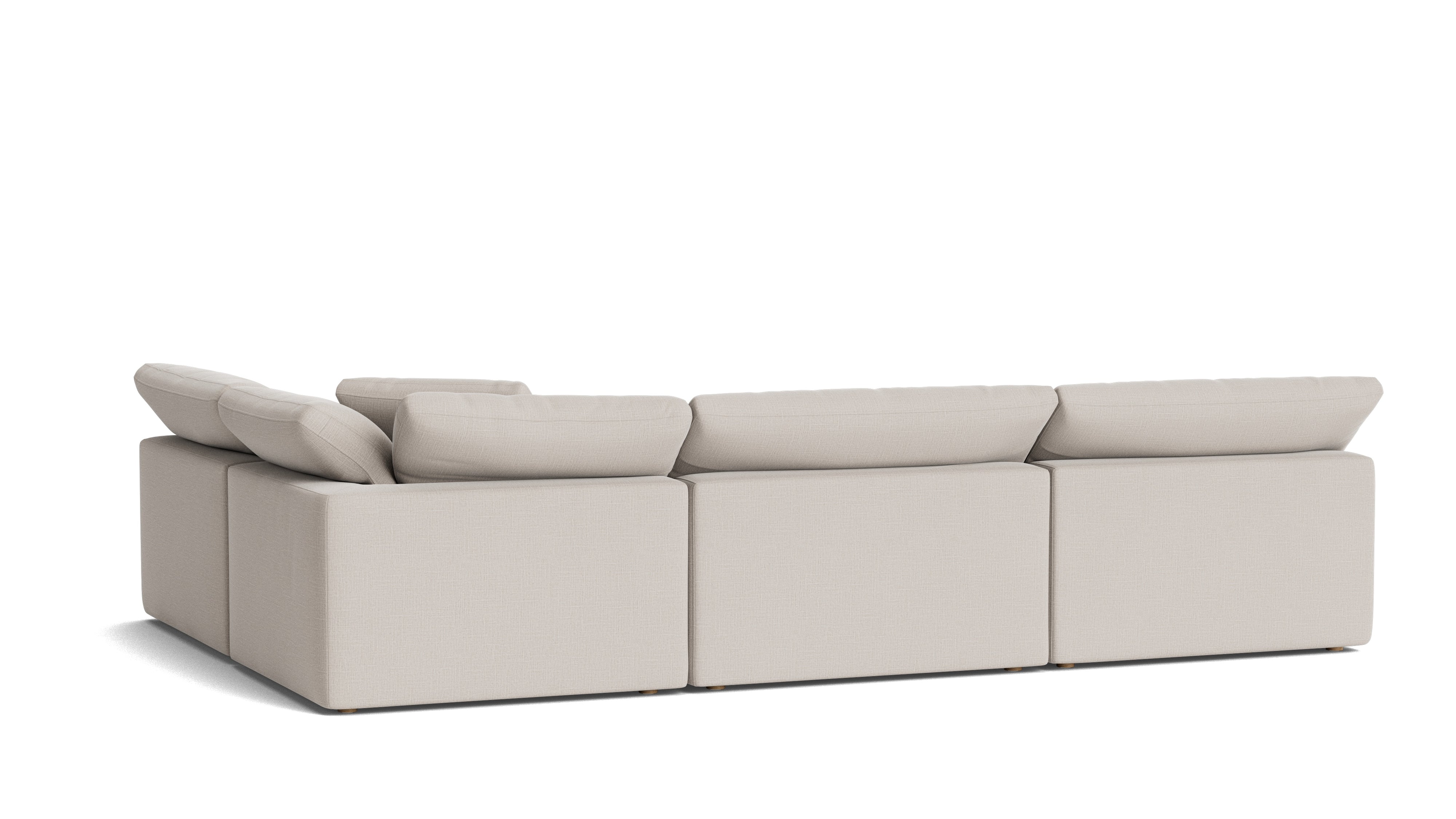 Movie Night™ 4 - Piece Modular Sectional Open, Large, Clay - Sundays CompanySEC-YJ-924-015