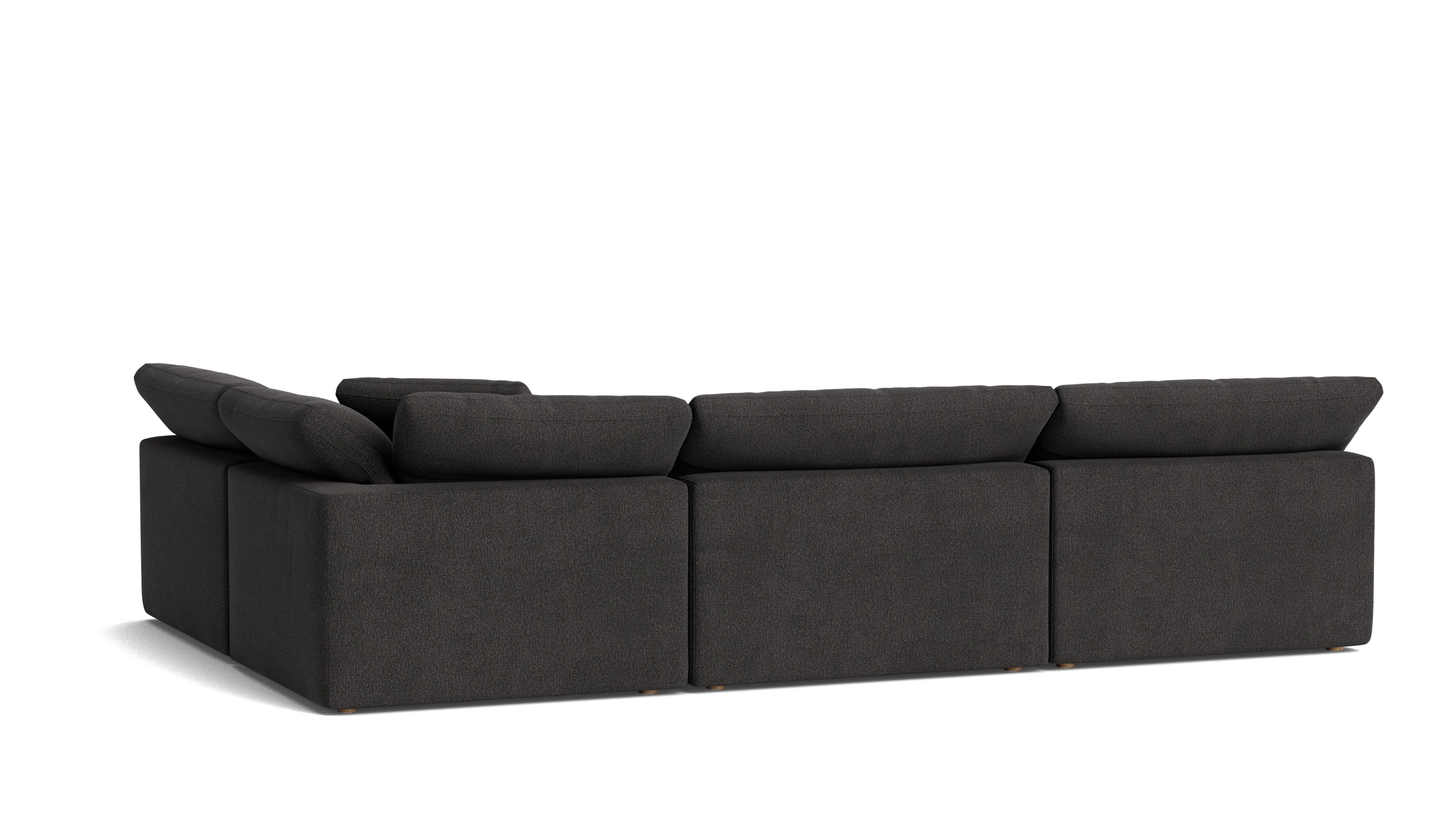 Movie Night™ 4 - Piece Modular Sectional Open, Large, Dark Shadow - Sundays CompanySEC-YJ-924-025