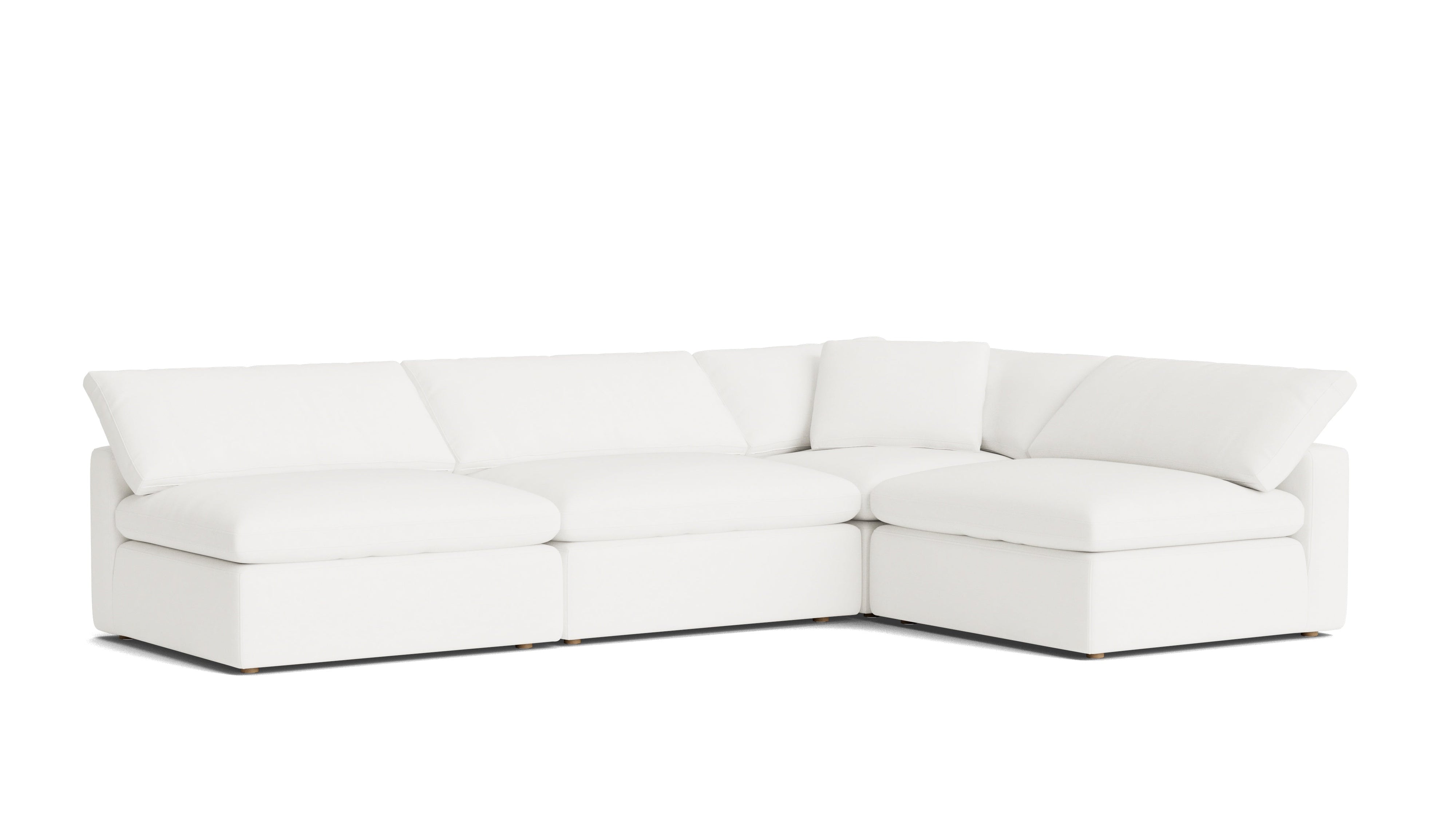 Movie Night™ 4-Piece Modular Sectional Open, Large, Brie
