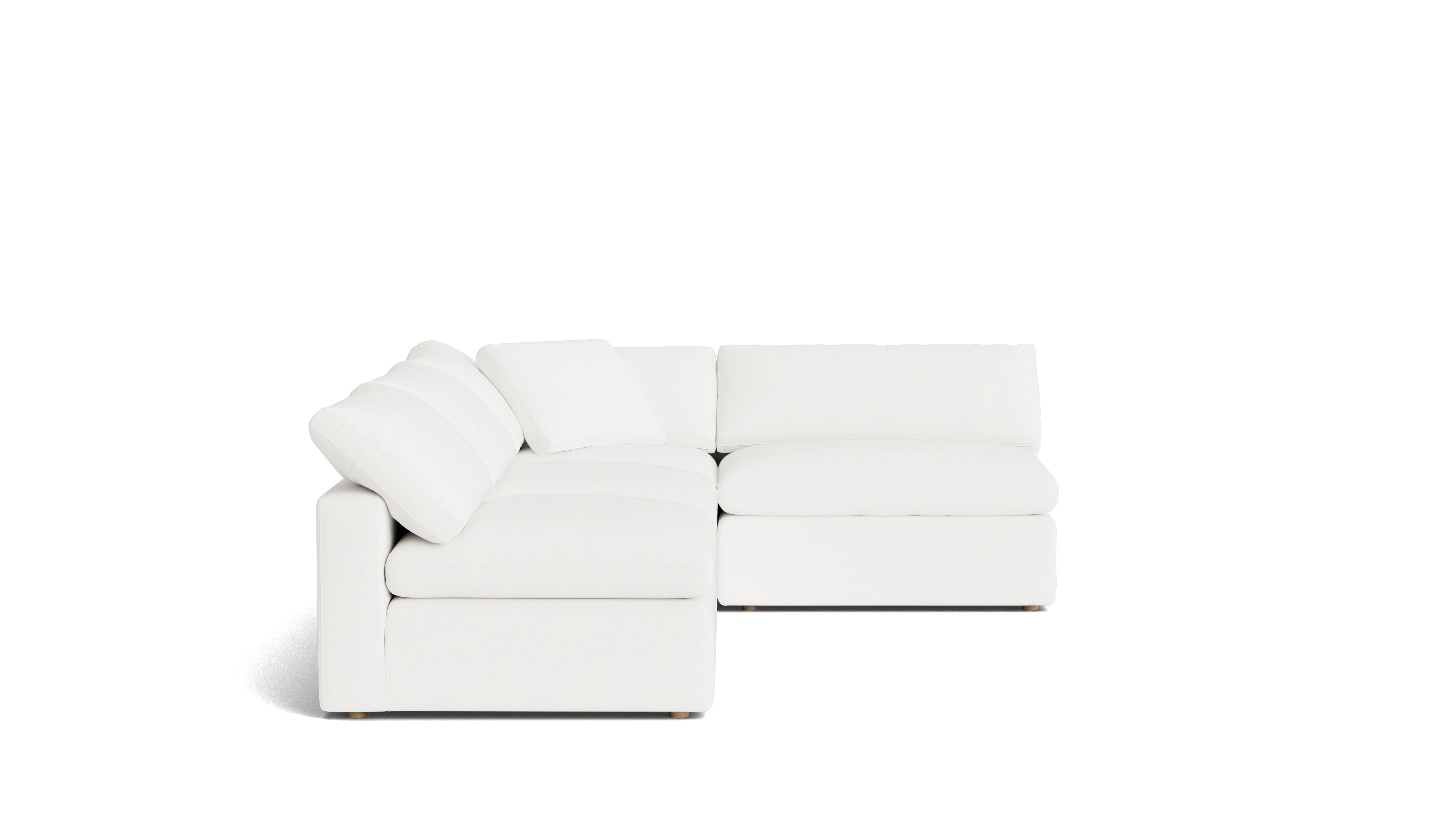 Movie Night™ 4-Piece Modular Sectional Open, Large, Brie