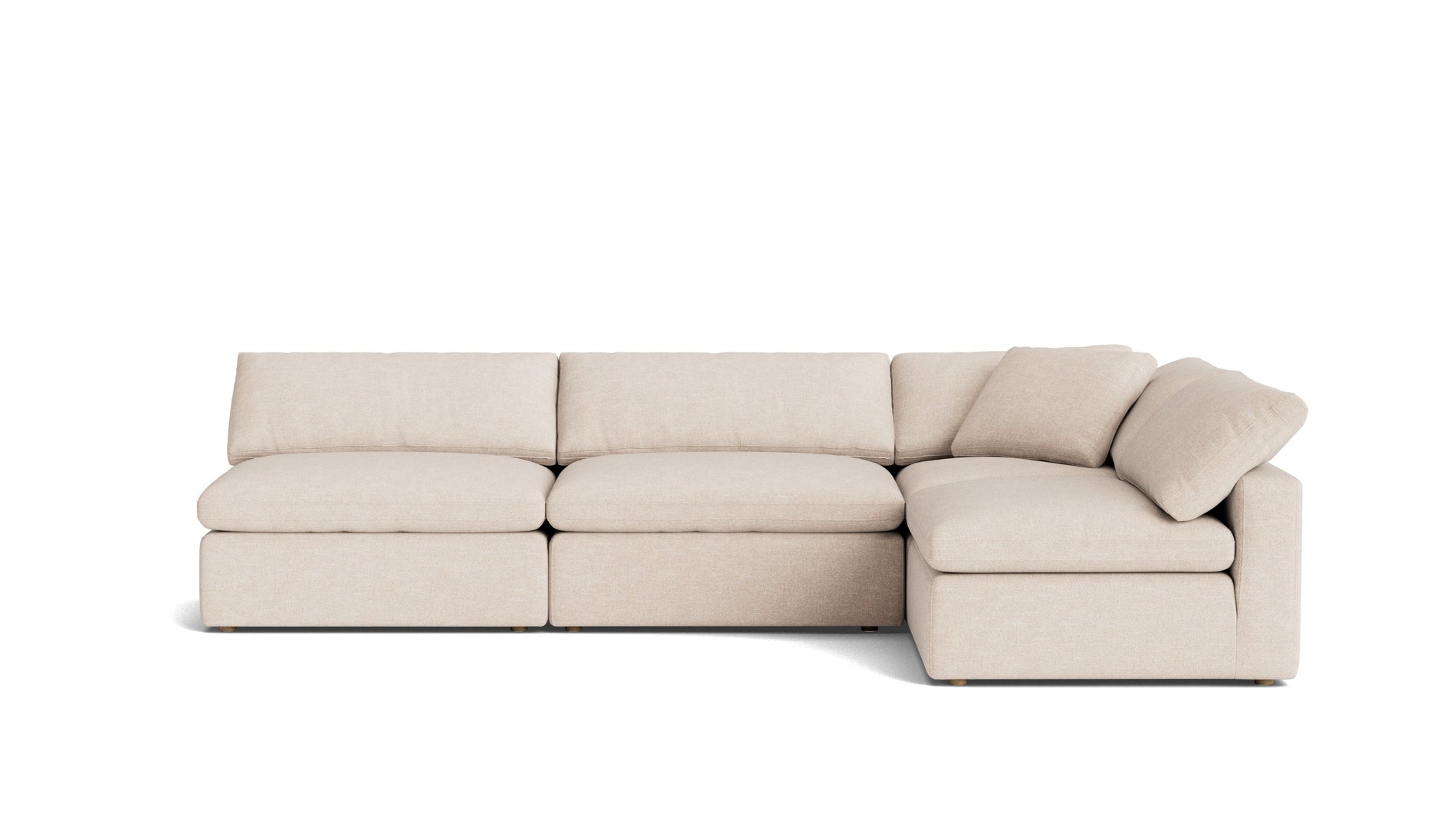 Movie Night™ 4-Piece Modular Sectional Open, Large, Sunbeam_image