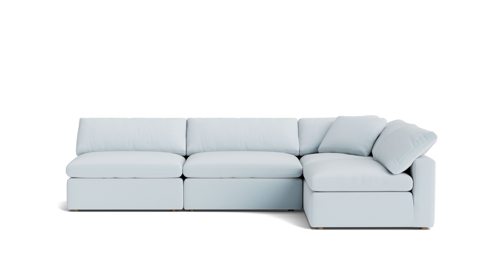 Movie Night™ 4-Piece Modular Sectional Open, Large, Cove_image