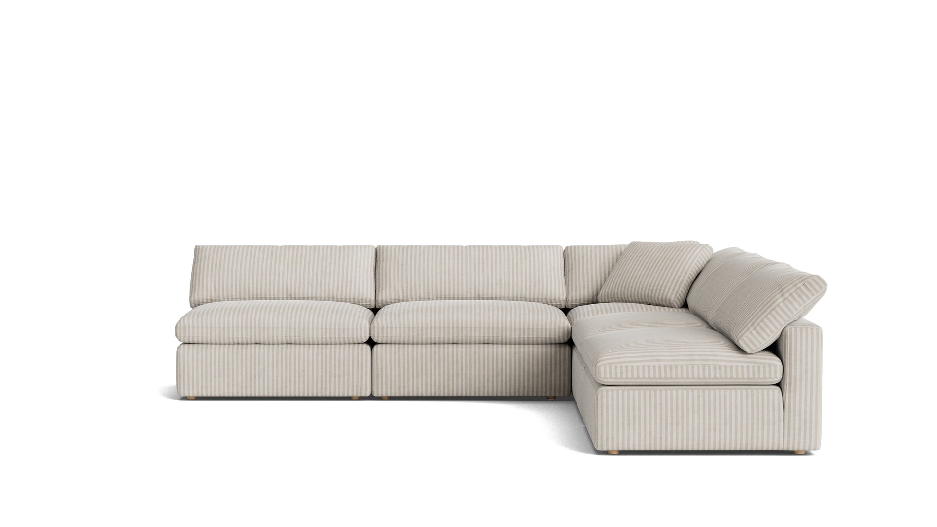 Movie Night™ 5-Piece Modular Sectional Open, Large, Newport Stripe_image