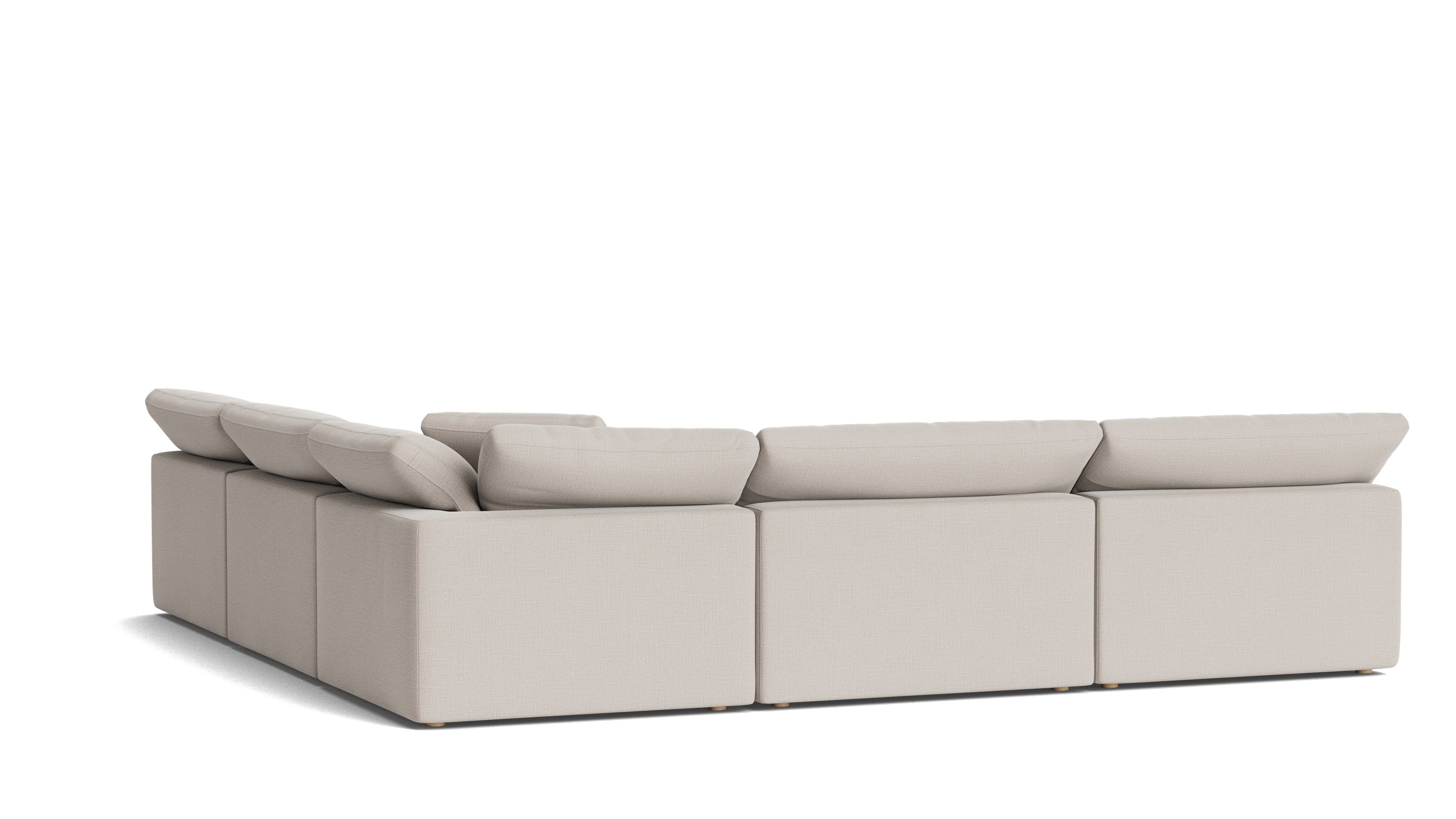 Movie Night™ 5-Piece Modular Sectional Open, Large, Clay