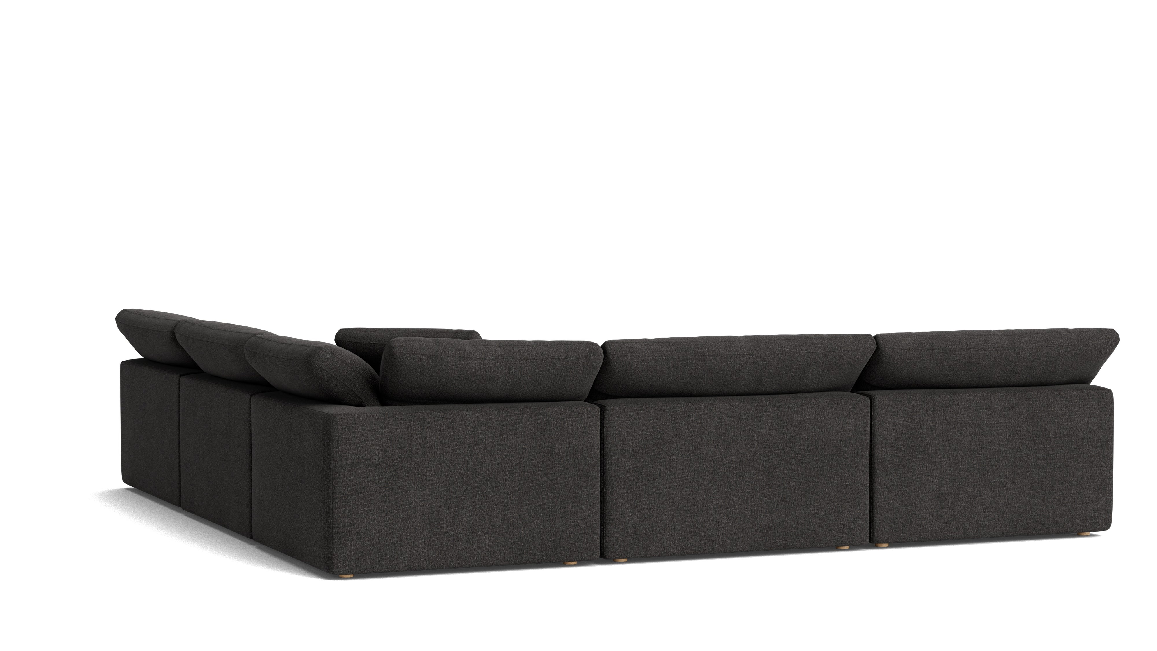 Movie Night™ 5 - Piece Modular Sectional Open, Large, Dark Shadow - Sundays CompanySEC-YJ-925-025
