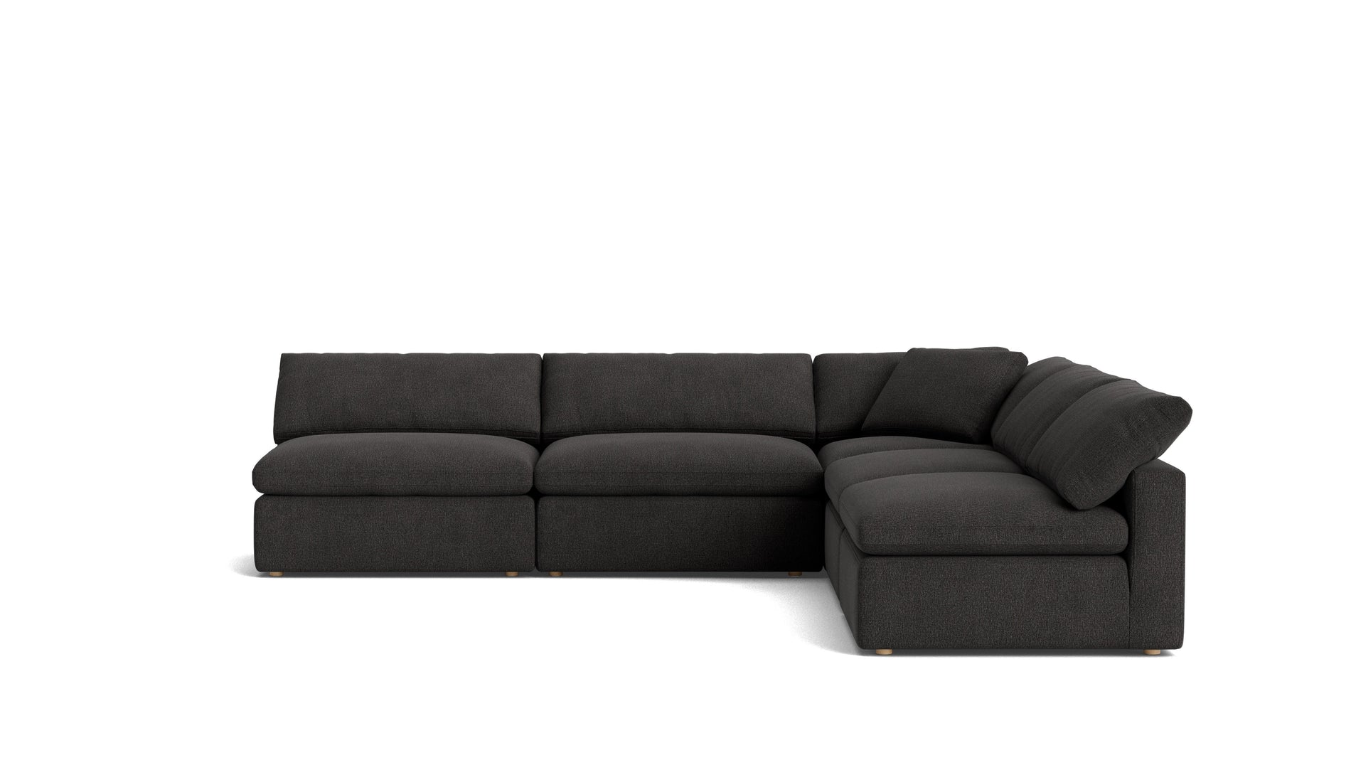 Movie Night™ 5-Piece Modular Sectional Open, Large, Dark Shadow_image