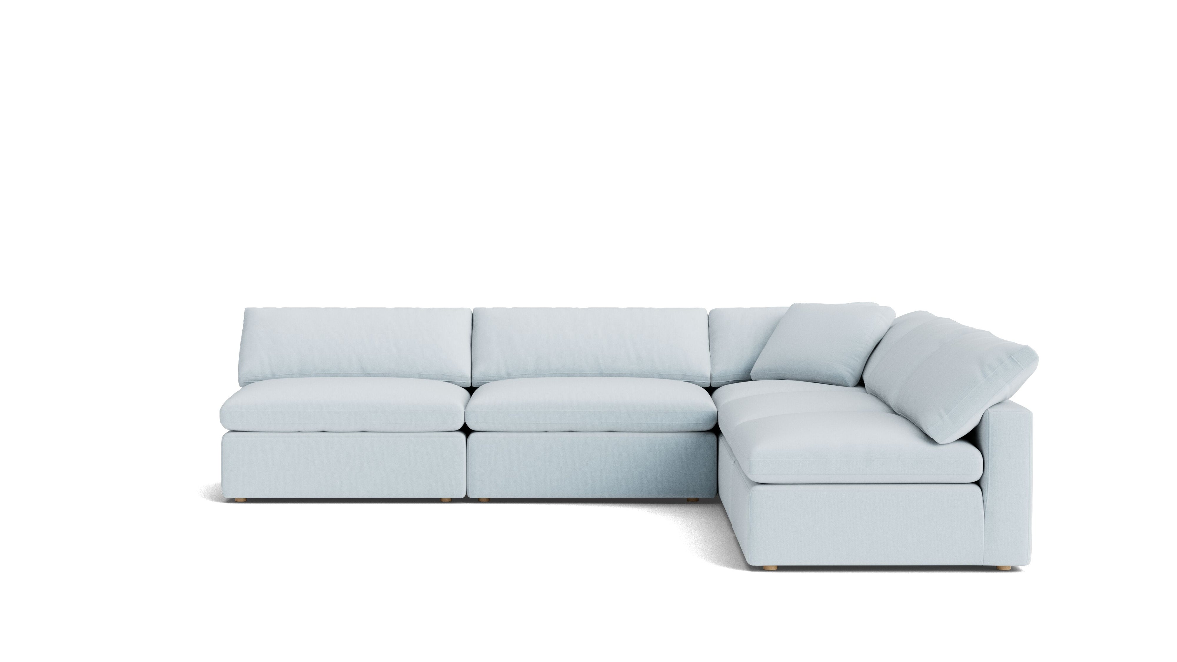 Movie Night™ 5-Piece Modular Sectional Open, Large, Cove