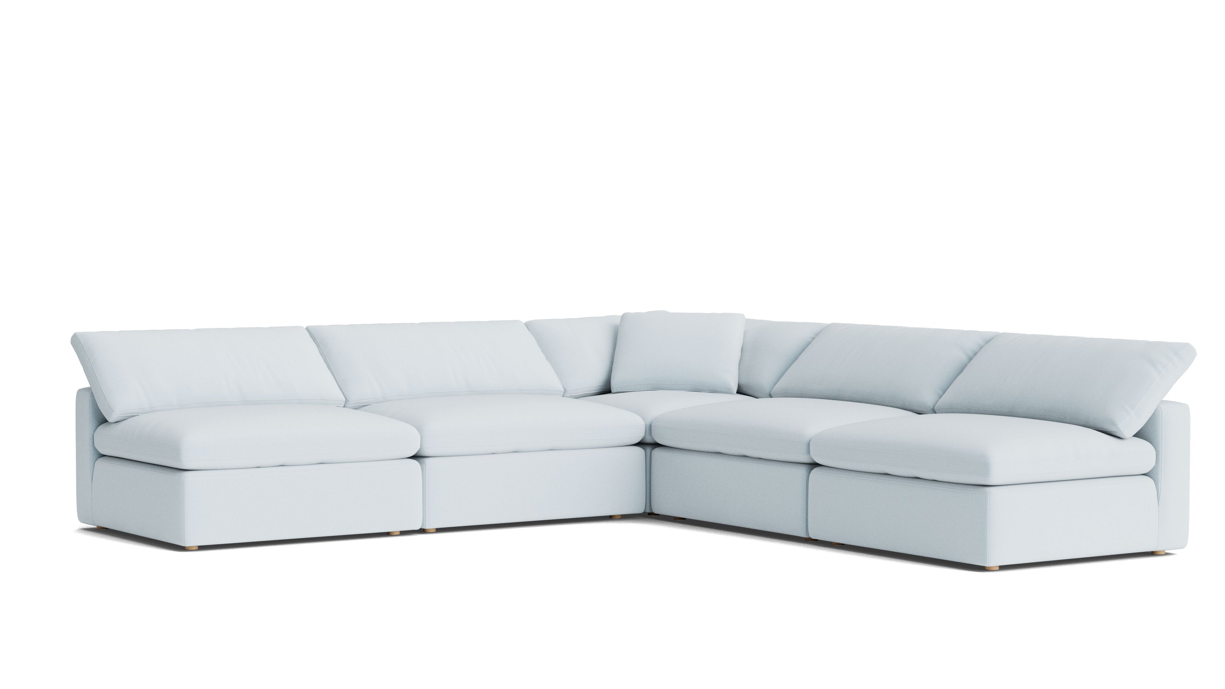 Movie Night™ 5-Piece Modular Sectional Open, Large, Cove