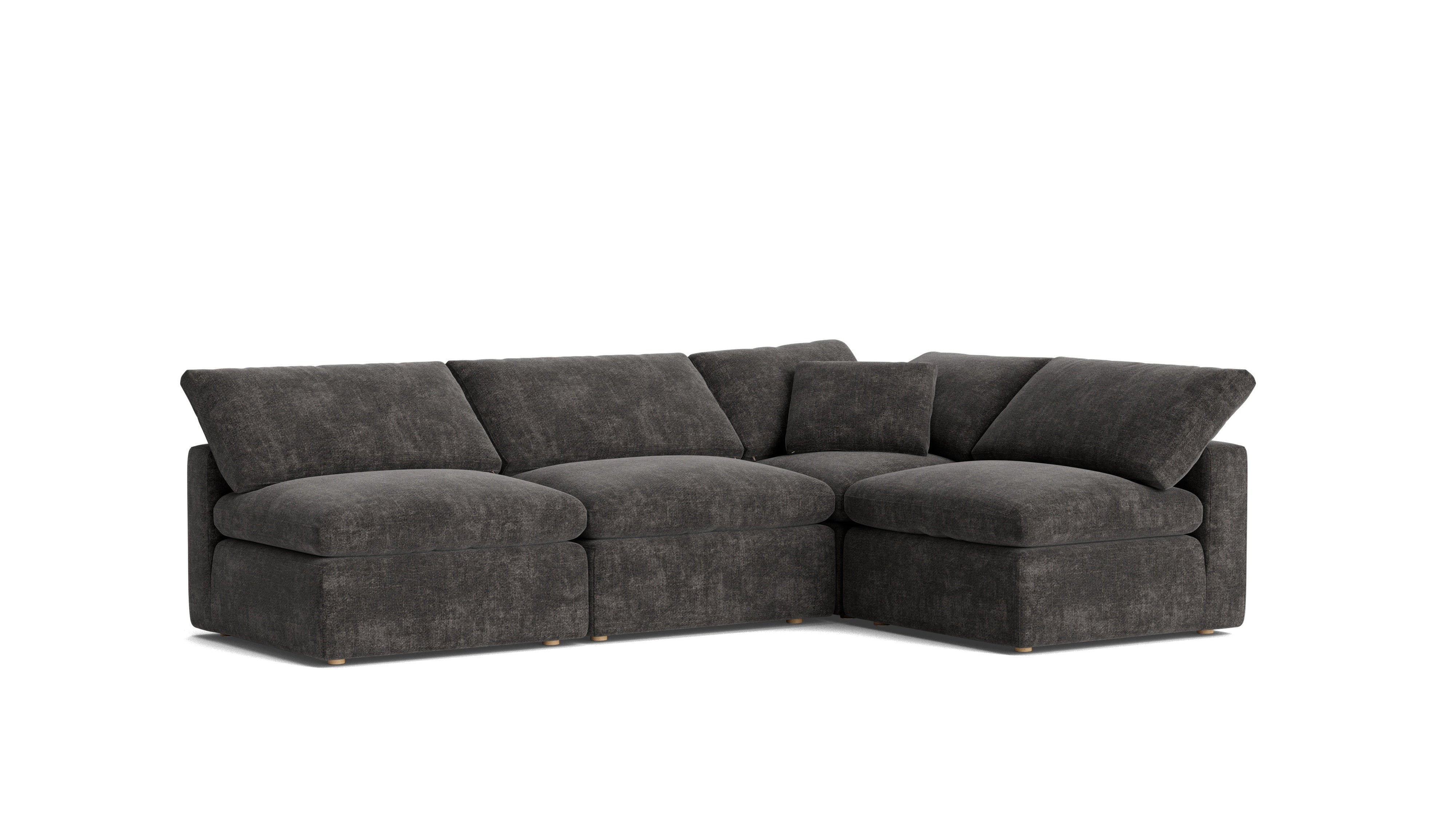 Movie Night™ 4-Piece Modular Sectional Open, Standard, Truffle
