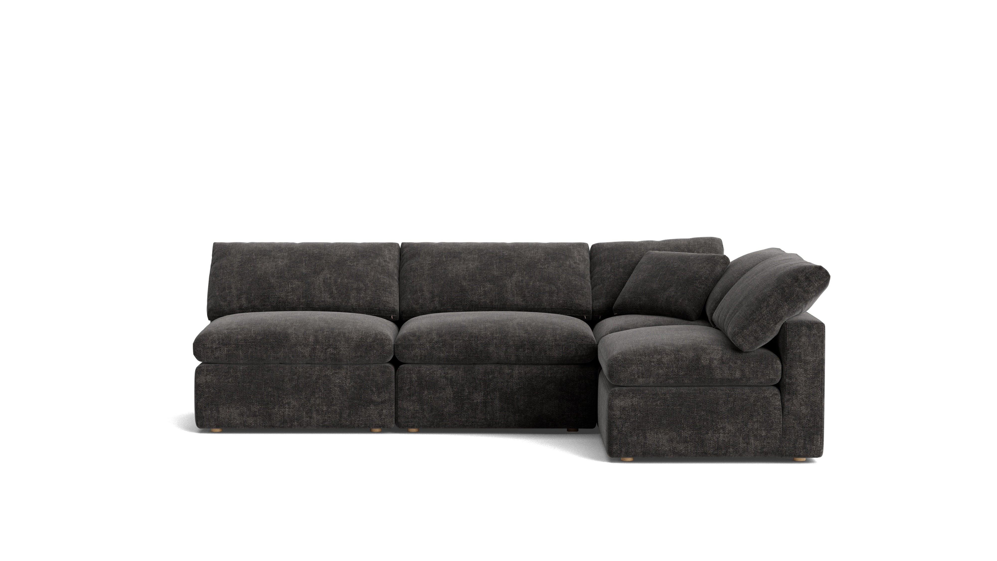 Movie Night™ 4-Piece Modular Sectional Open, Standard, Truffle