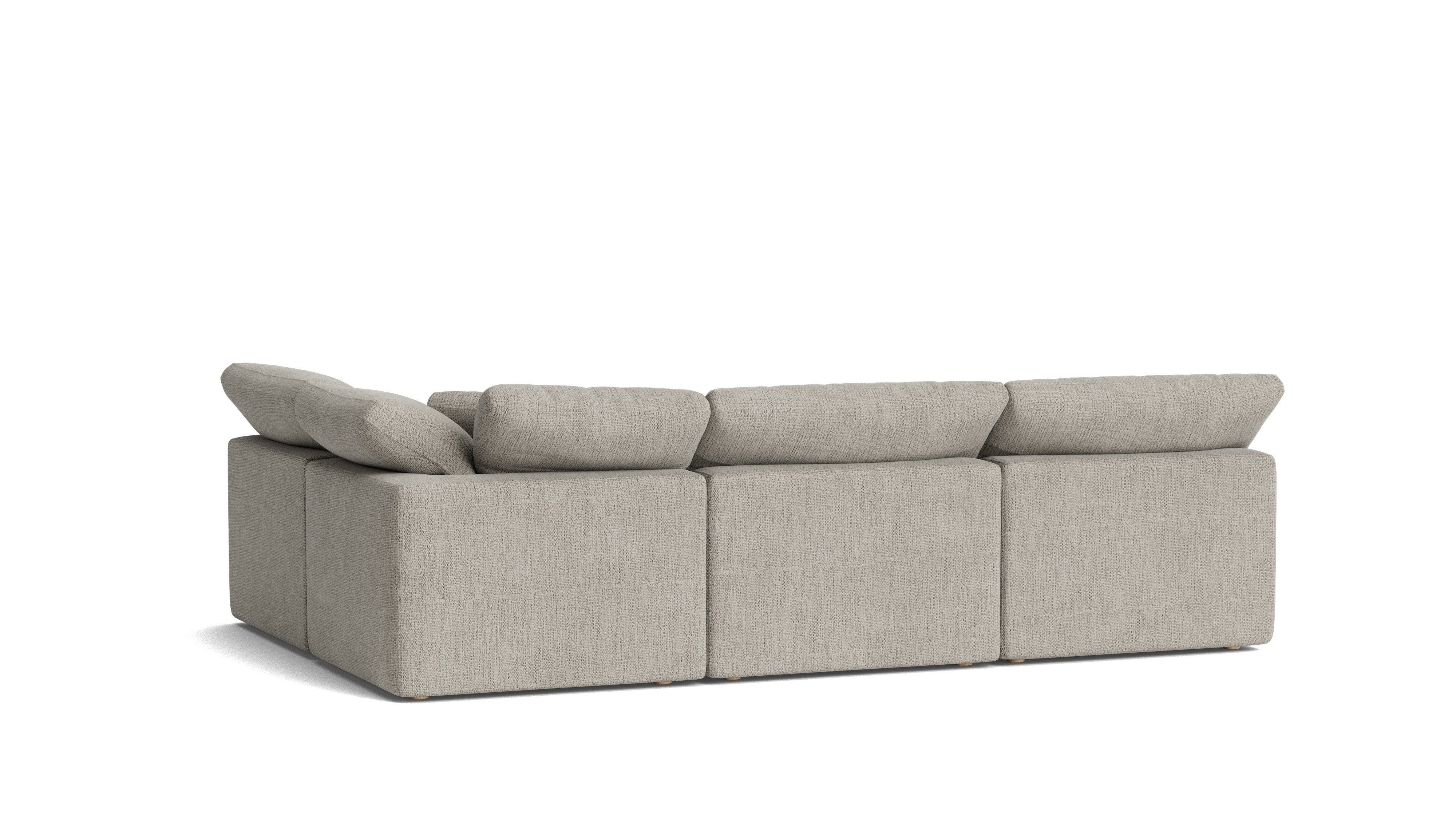 Movie Night™ 4 - Piece Modular Sectional Open, Standard, Oatmeal - Sundays CompanySEC-YJ-926-007