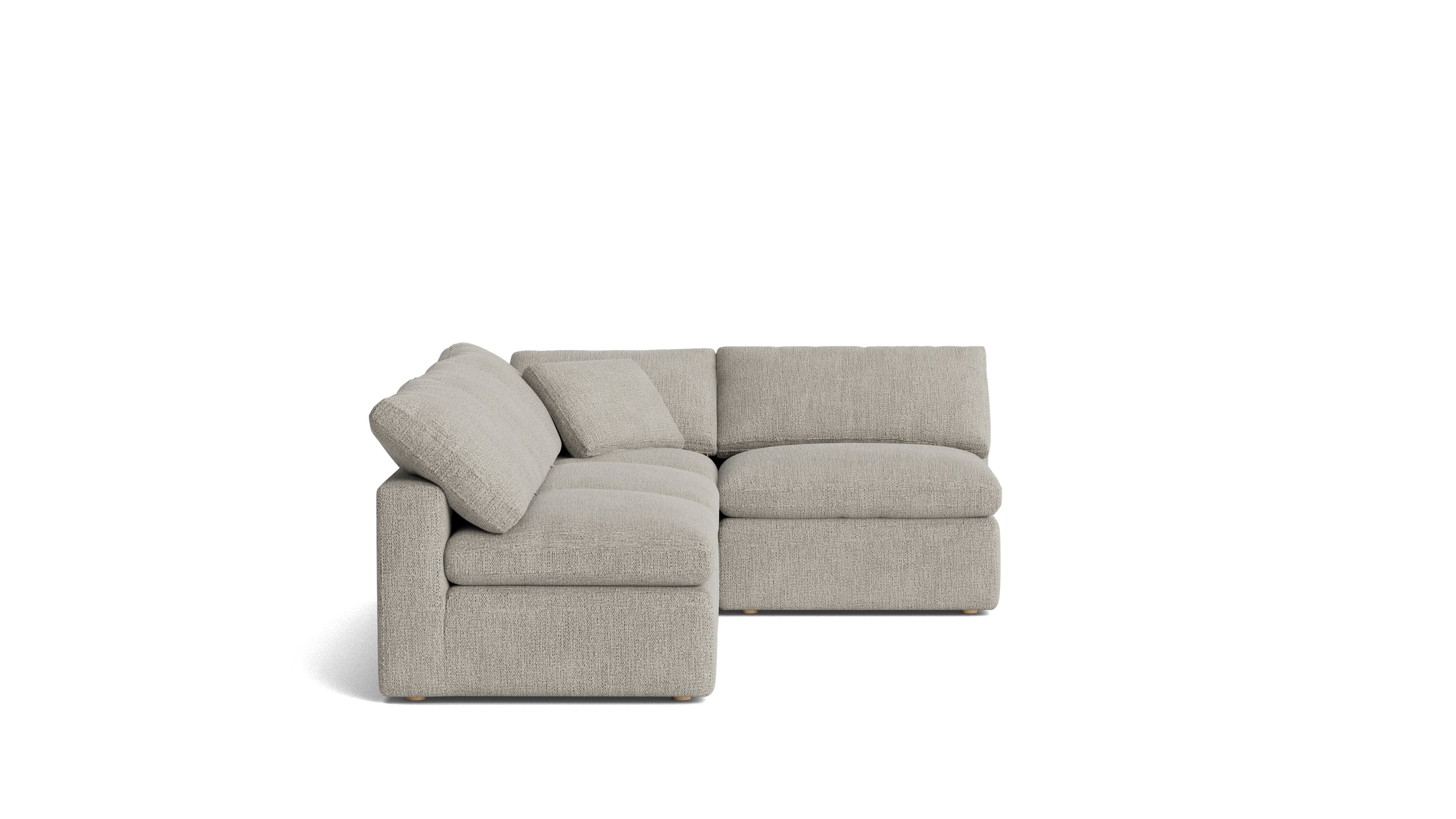 Movie Night™ 4-Piece Modular Sectional Open, Standard, Oatmeal