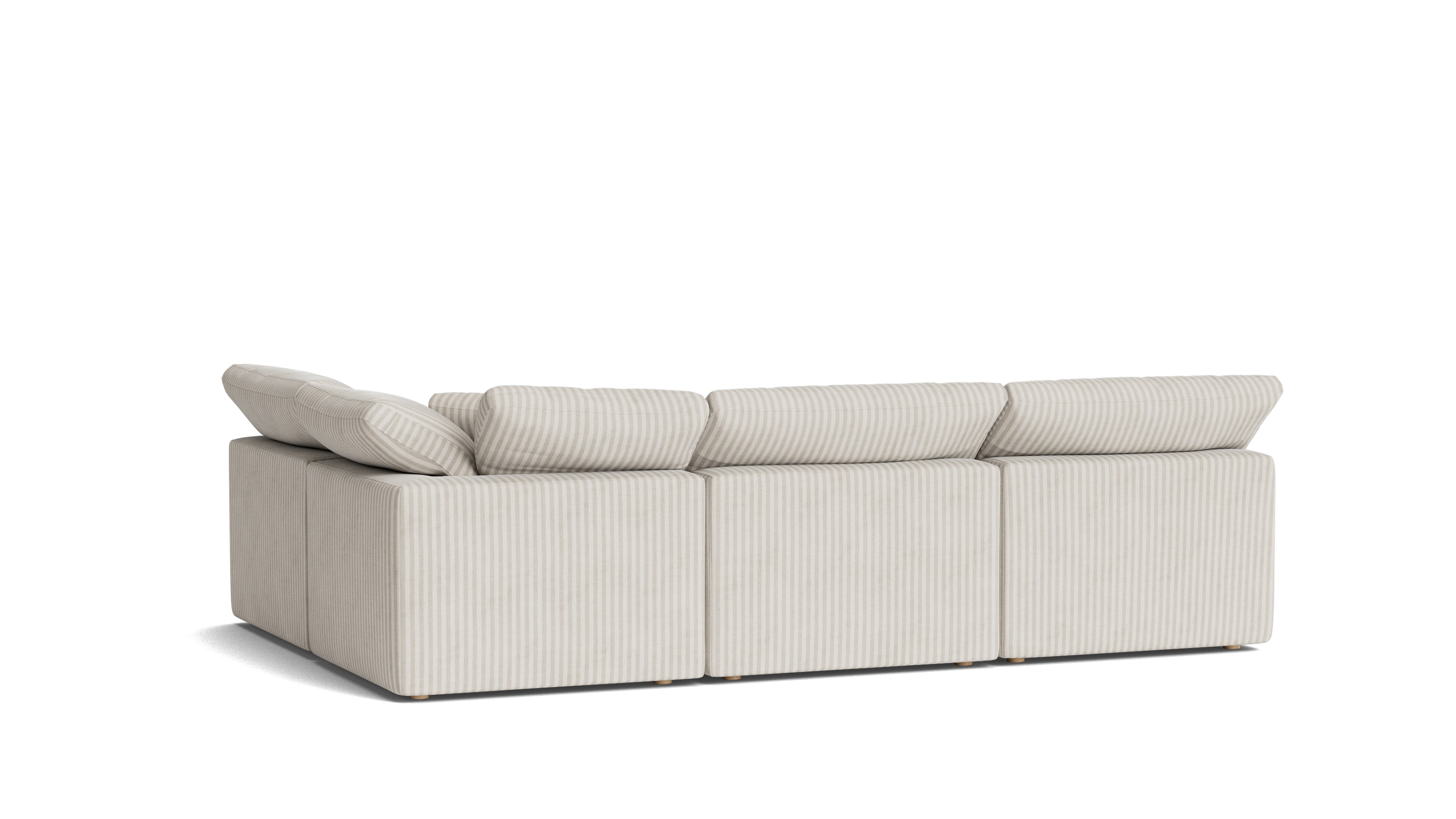 Movie Night™ 4 - Piece Modular Sectional Open, Standard, Newport Stripe - Sundays CompanySEC-YJ-926-011