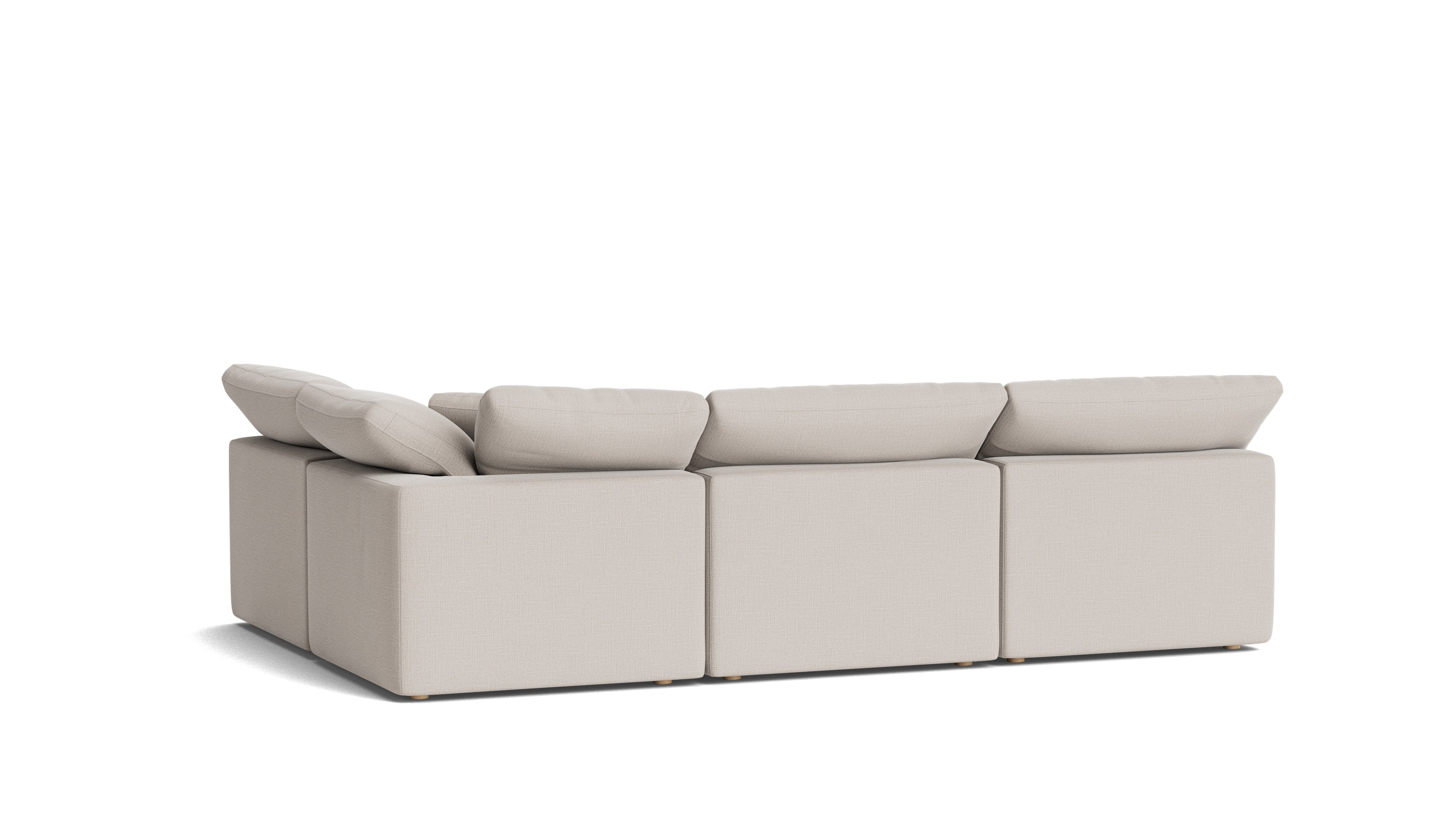 Movie Night™ 4 - Piece Modular Sectional Open, Standard, Clay - Sundays CompanySEC-YJ-926-015