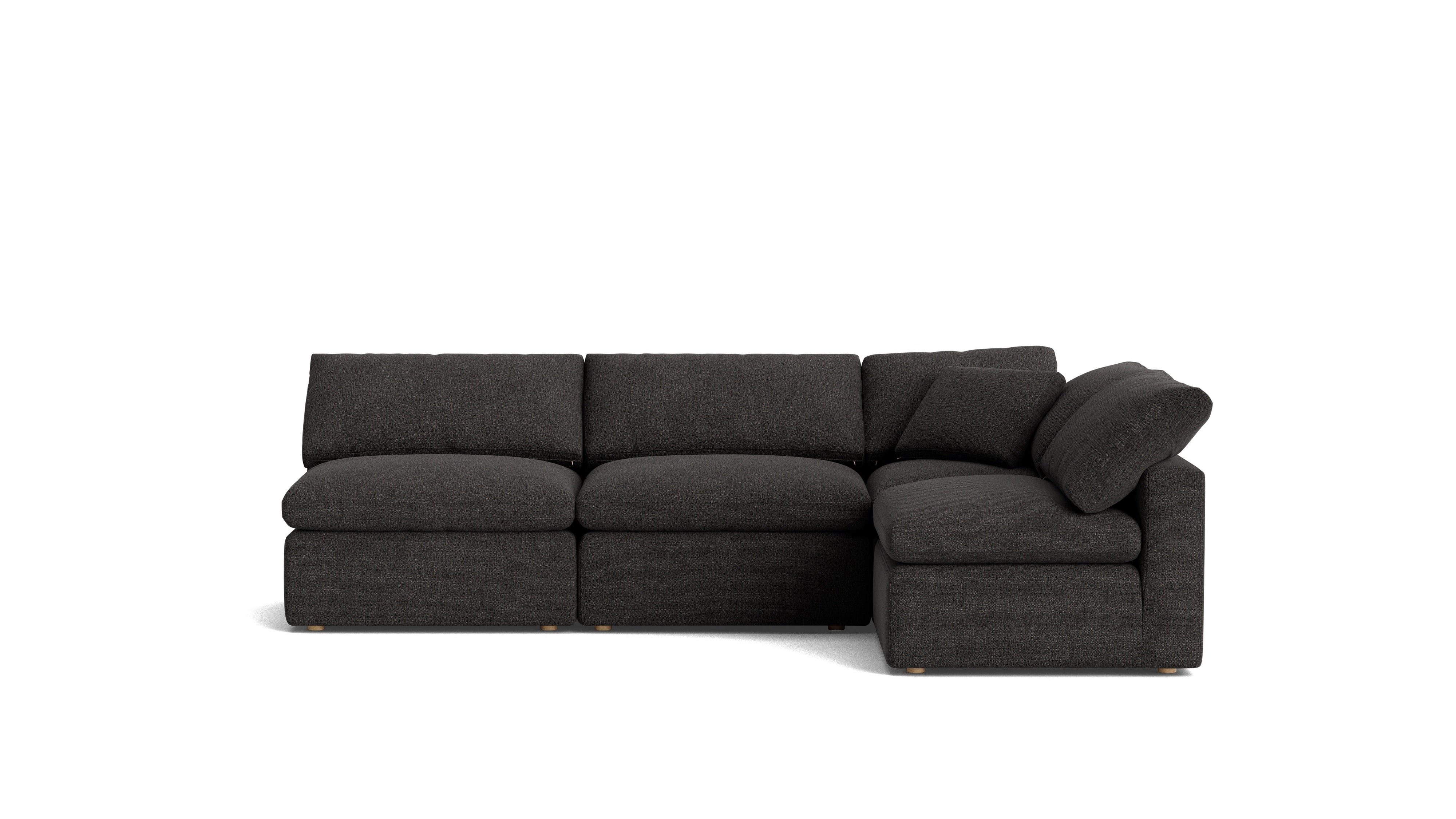 Movie Night™ 4-Piece Modular Sectional Open, Standard, Dark Shadow