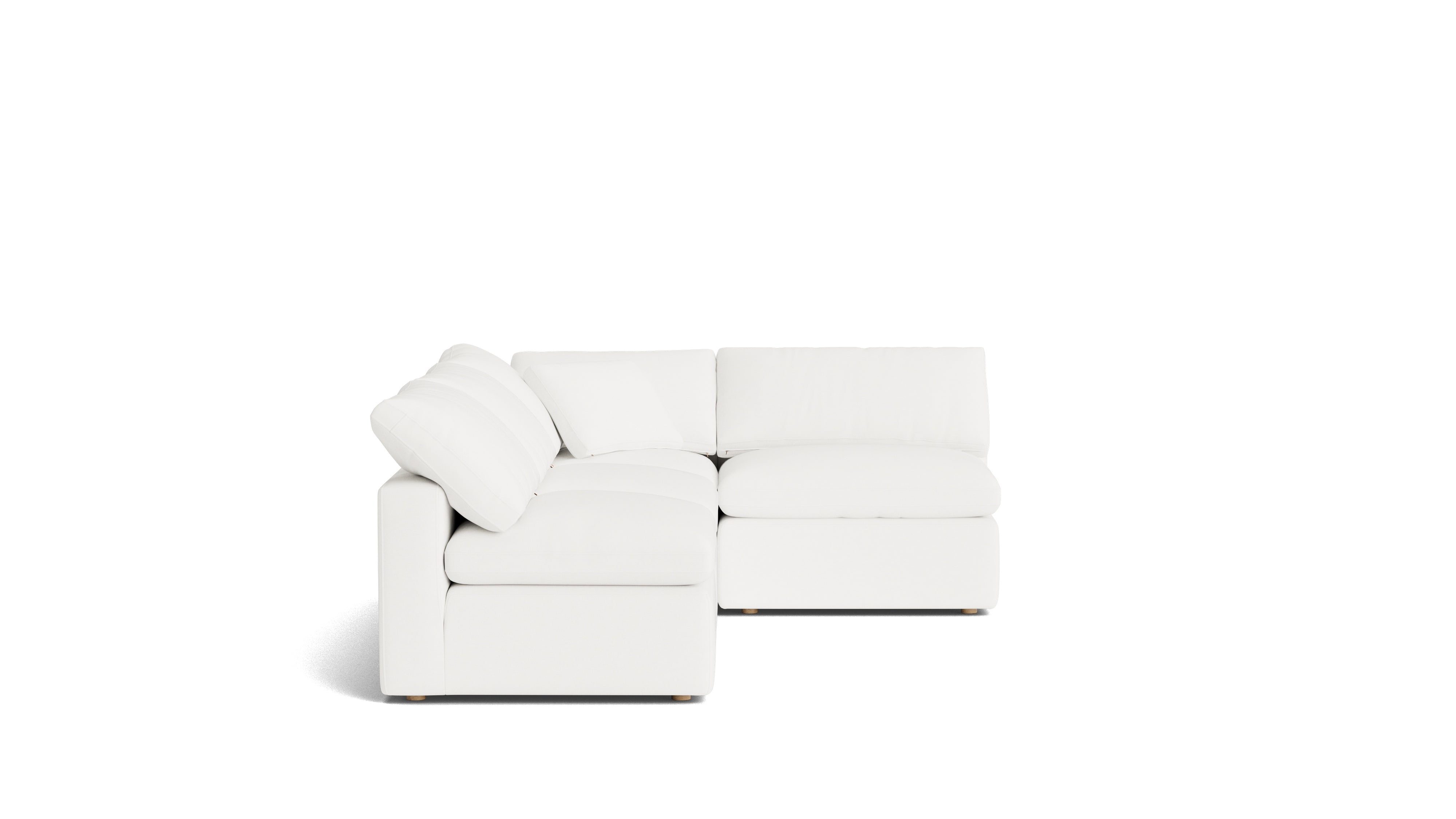 Movie Night™ 4 - Piece Modular Sectional Open, Standard, Brie - Sundays CompanySEC-YJ-926-037
