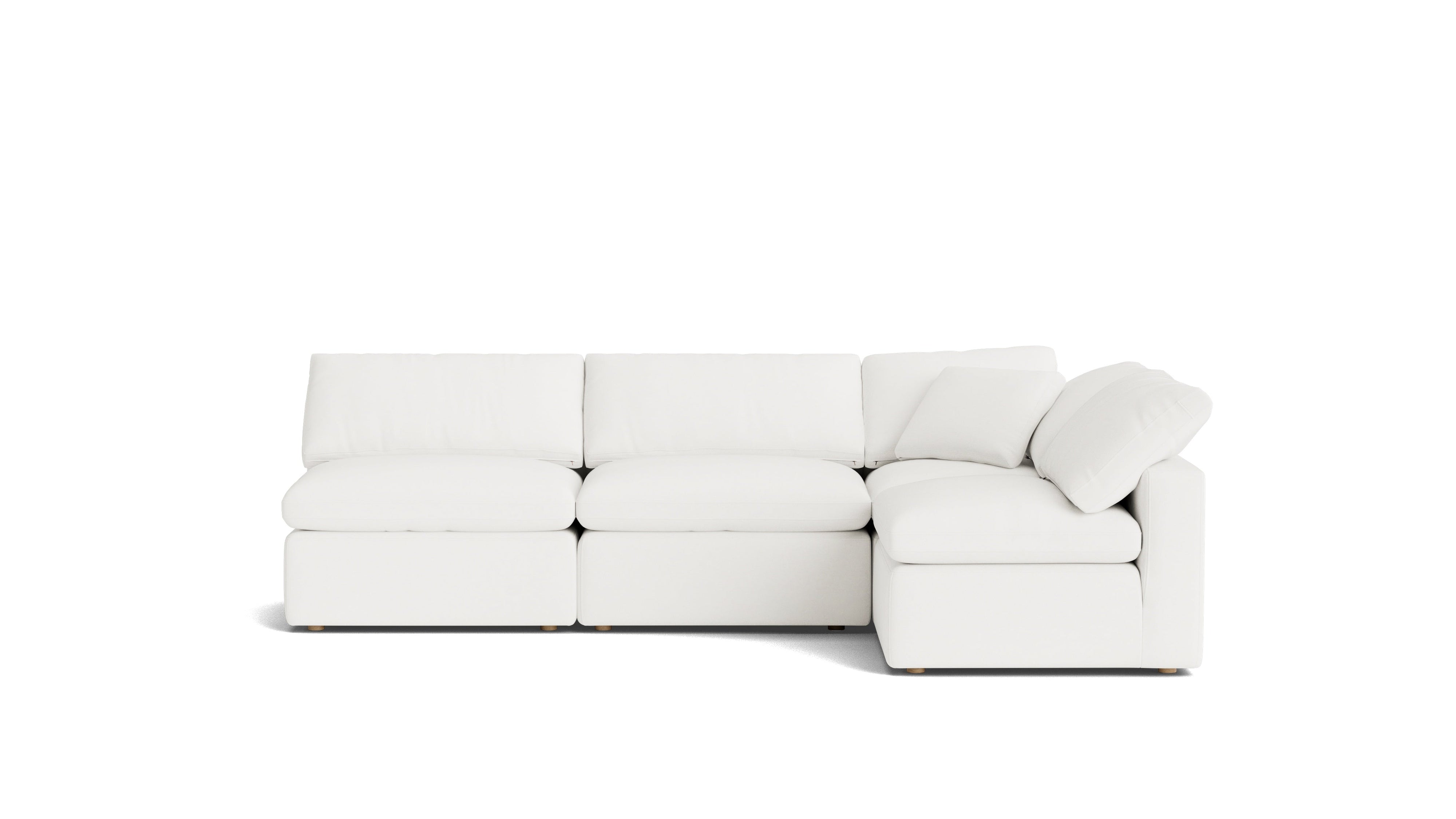 Movie Night™ 4-Piece Modular Sectional Open, Standard, Brie