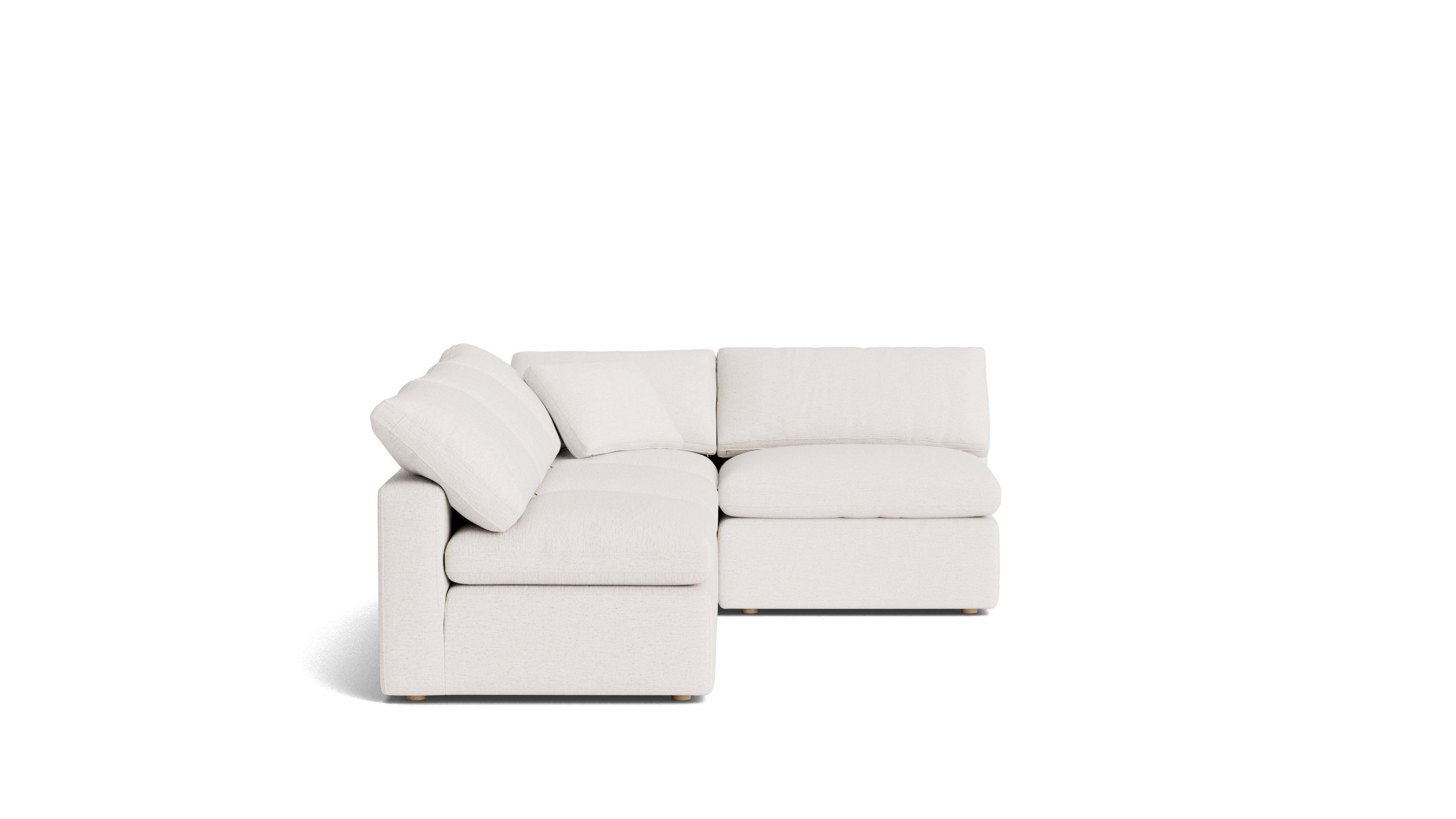 Movie Night™ 4-Piece Modular Sectional Open, Standard, Nomad Snow