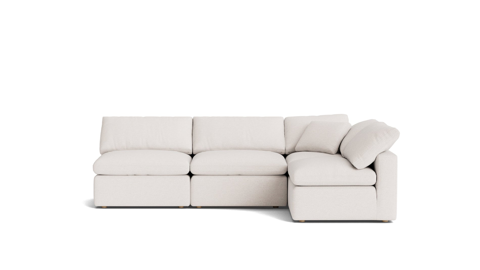 Movie Night™ 4-Piece Modular Sectional Open, Standard, Nomad Snow_image