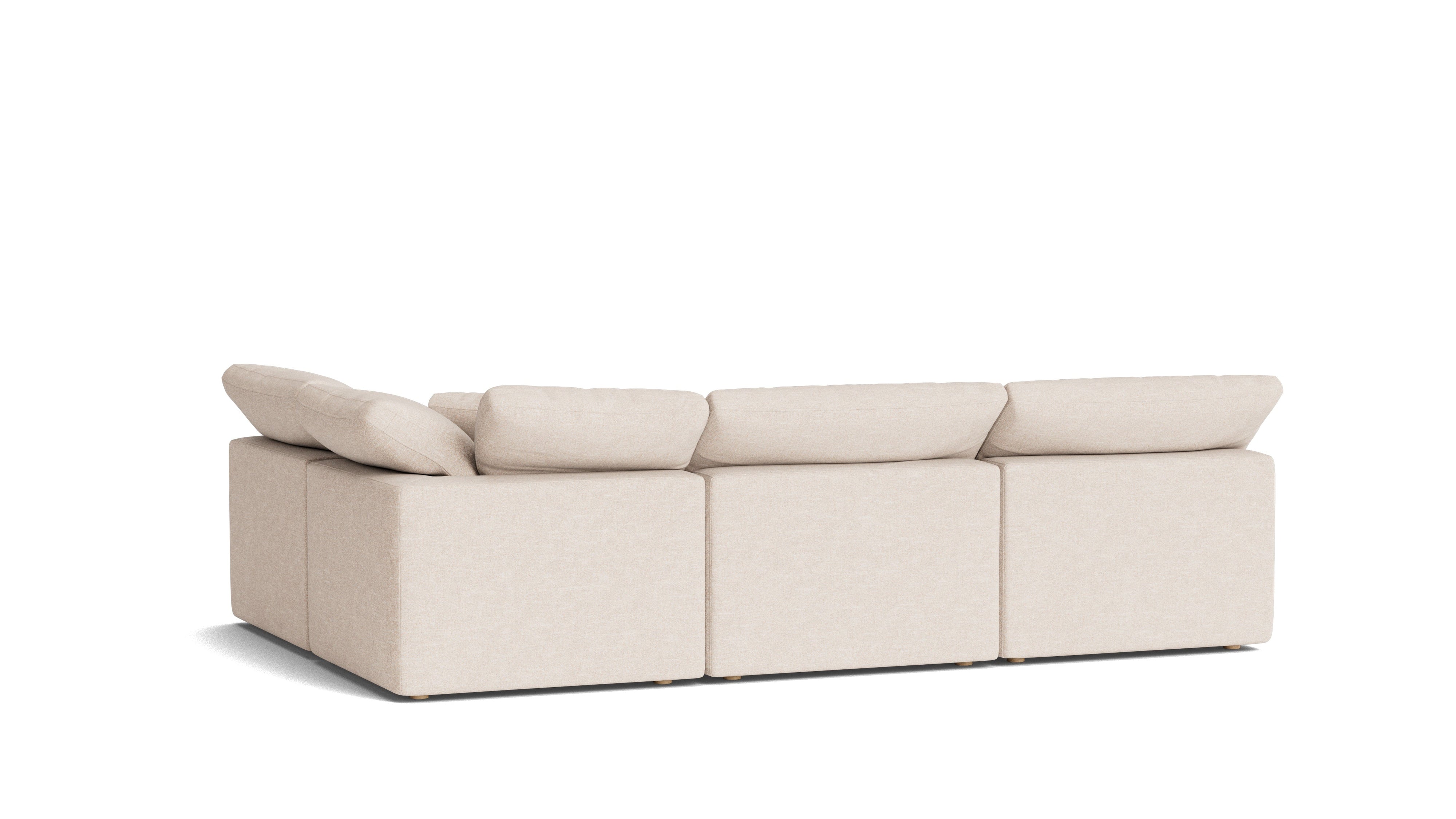 Movie Night™ 4-Piece Modular Sectional Open, Standard, Sunbeam
