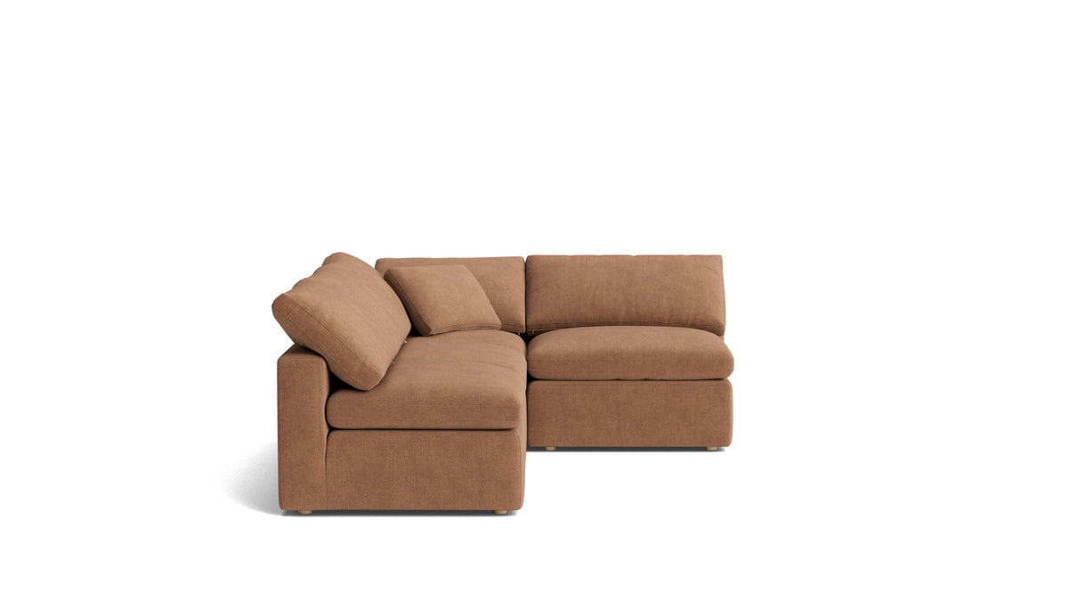 Movie Night™ 4-Piece Modular Sectional Open, Standard, Spice