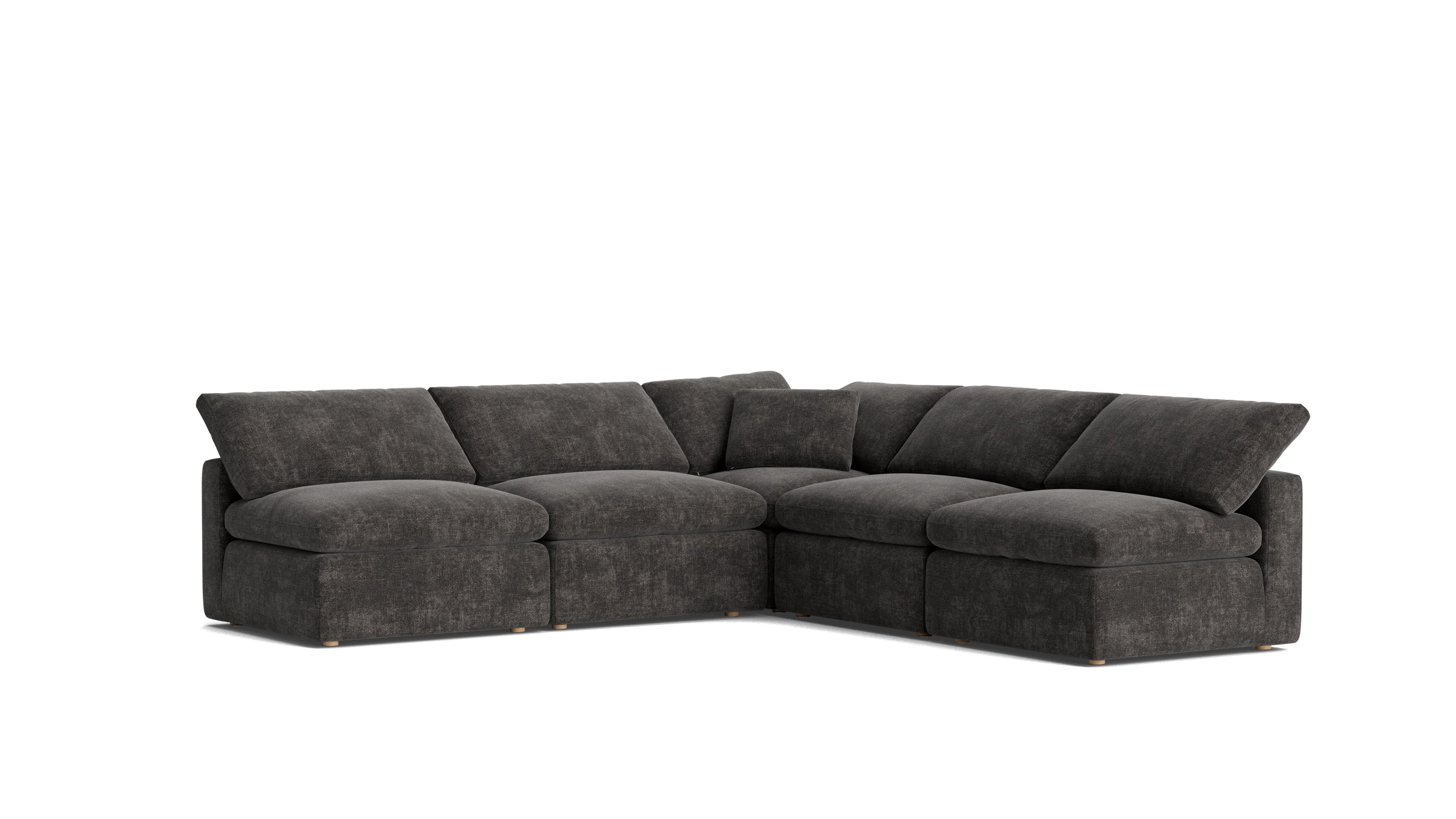 Movie Night™ 5-Piece Modular Sectional Open, Standard, Truffle
