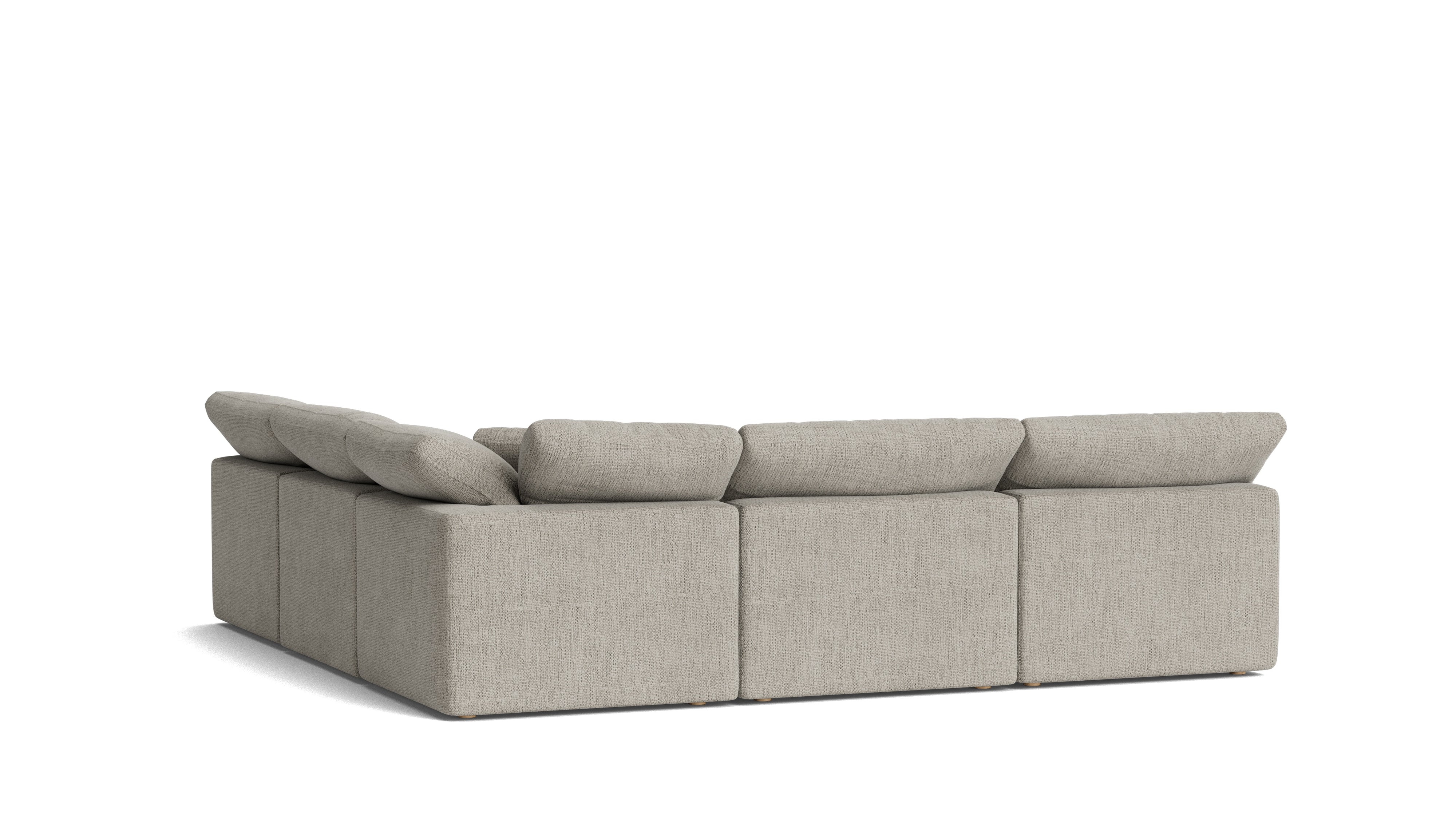 Movie Night™ 5 - Piece Modular Sectional Open, Standard, Oatmeal - Sundays CompanySEC-YJ-927-007