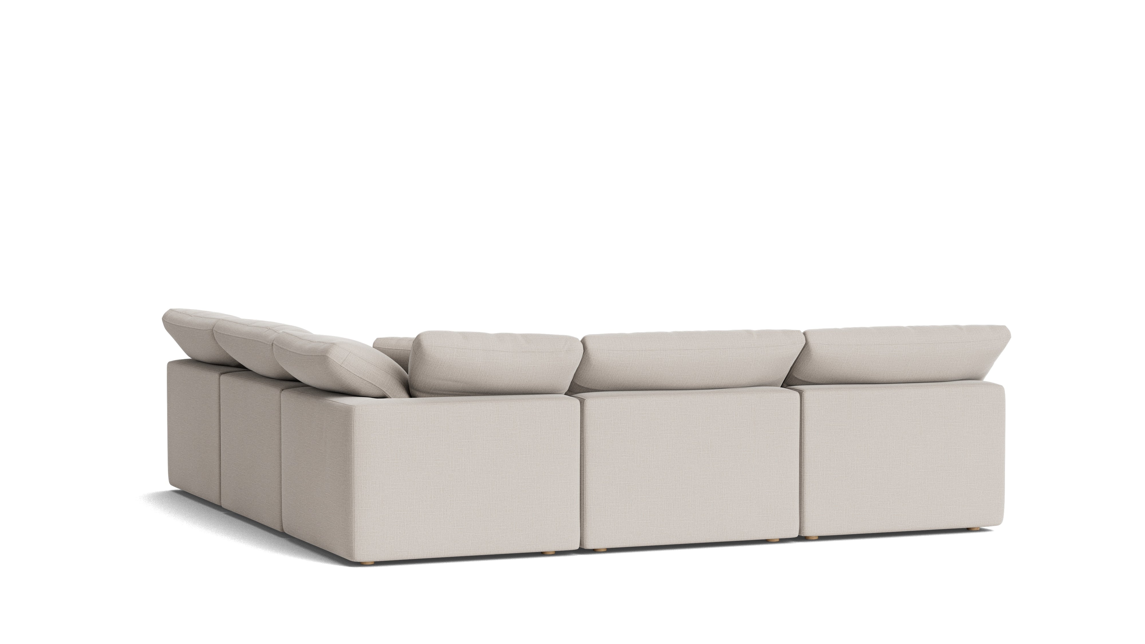 Movie Night™ 5 - Piece Modular Sectional Open, Standard, Clay - Sundays CompanySEC-YJ-927-015