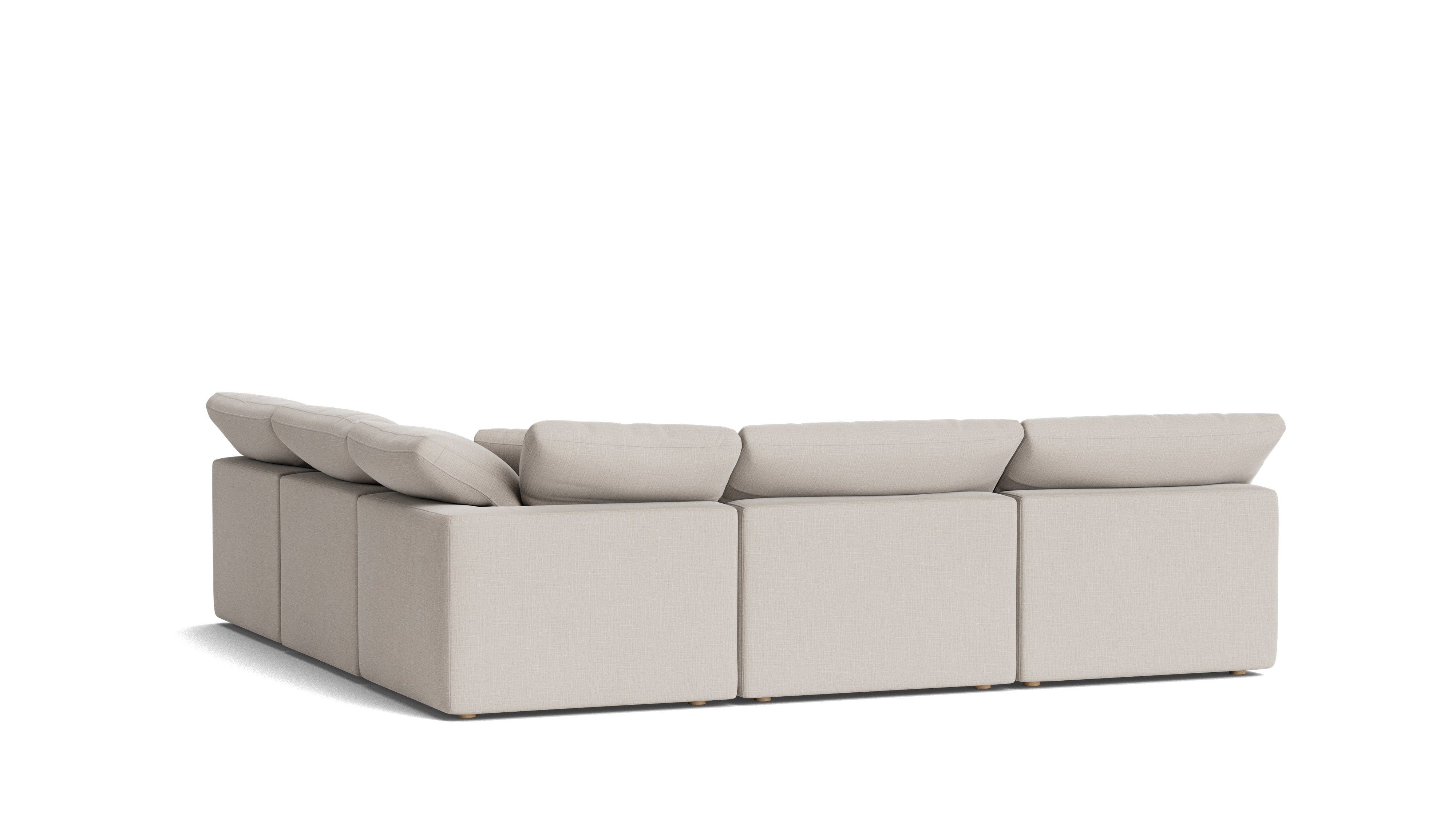 Movie Night™ 5-Piece Modular Sectional Open, Standard, Clay