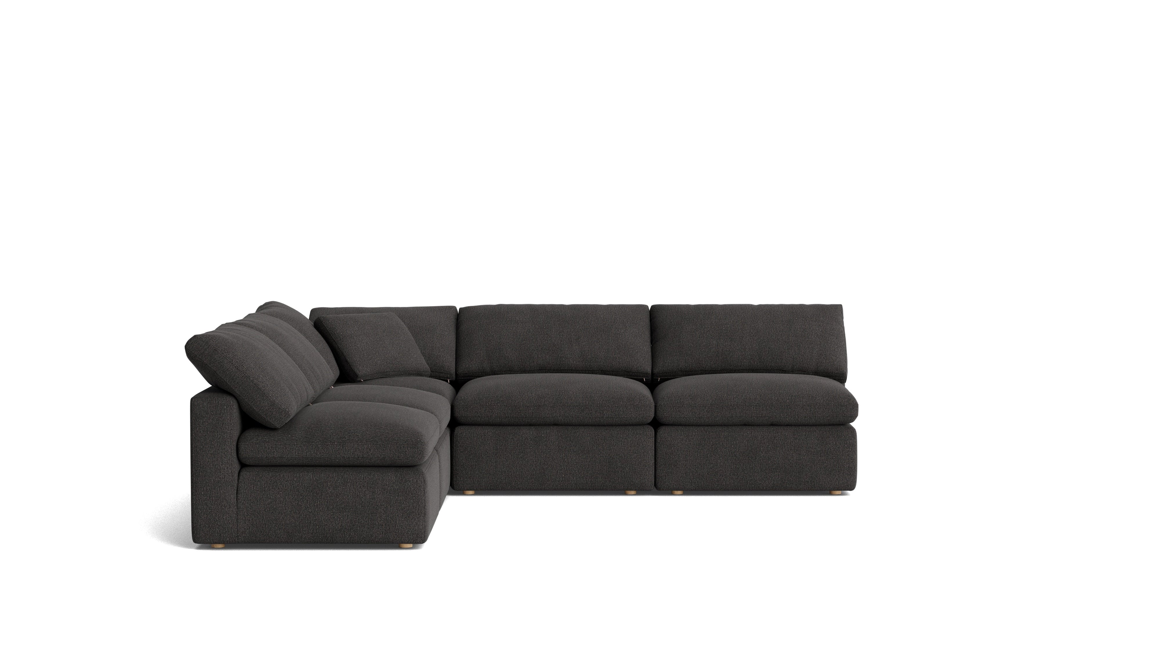 Movie Night™ 5-Piece Modular Sectional Open, Standard, Dark Shadow