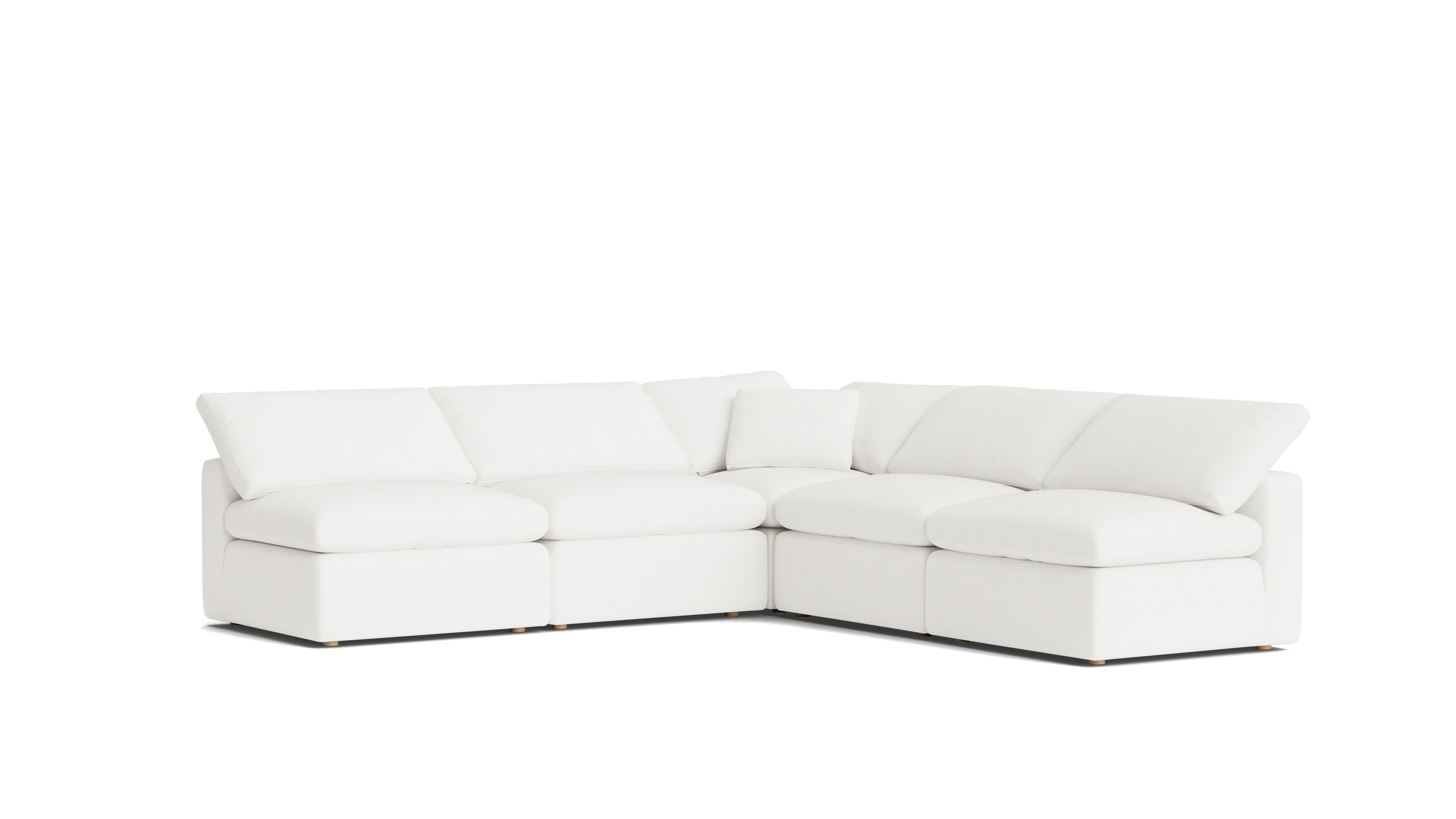 Movie Night™ 5 - Piece Modular Sectional Open, Standard, Brie - Sundays CompanySEC-YJ-927-037