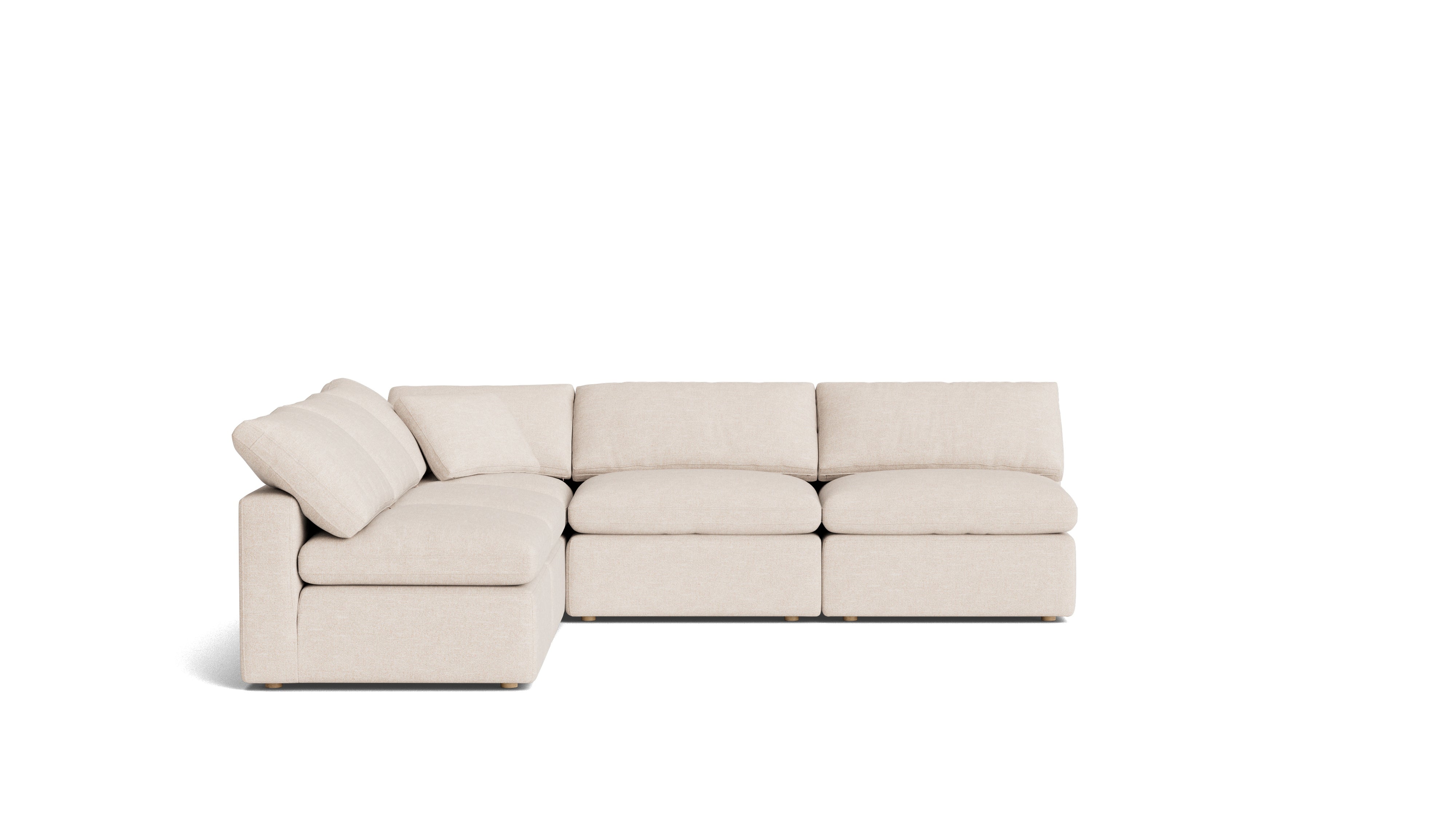 Movie Night™ 5-Piece Modular Sectional Open, Standard, Sunbeam