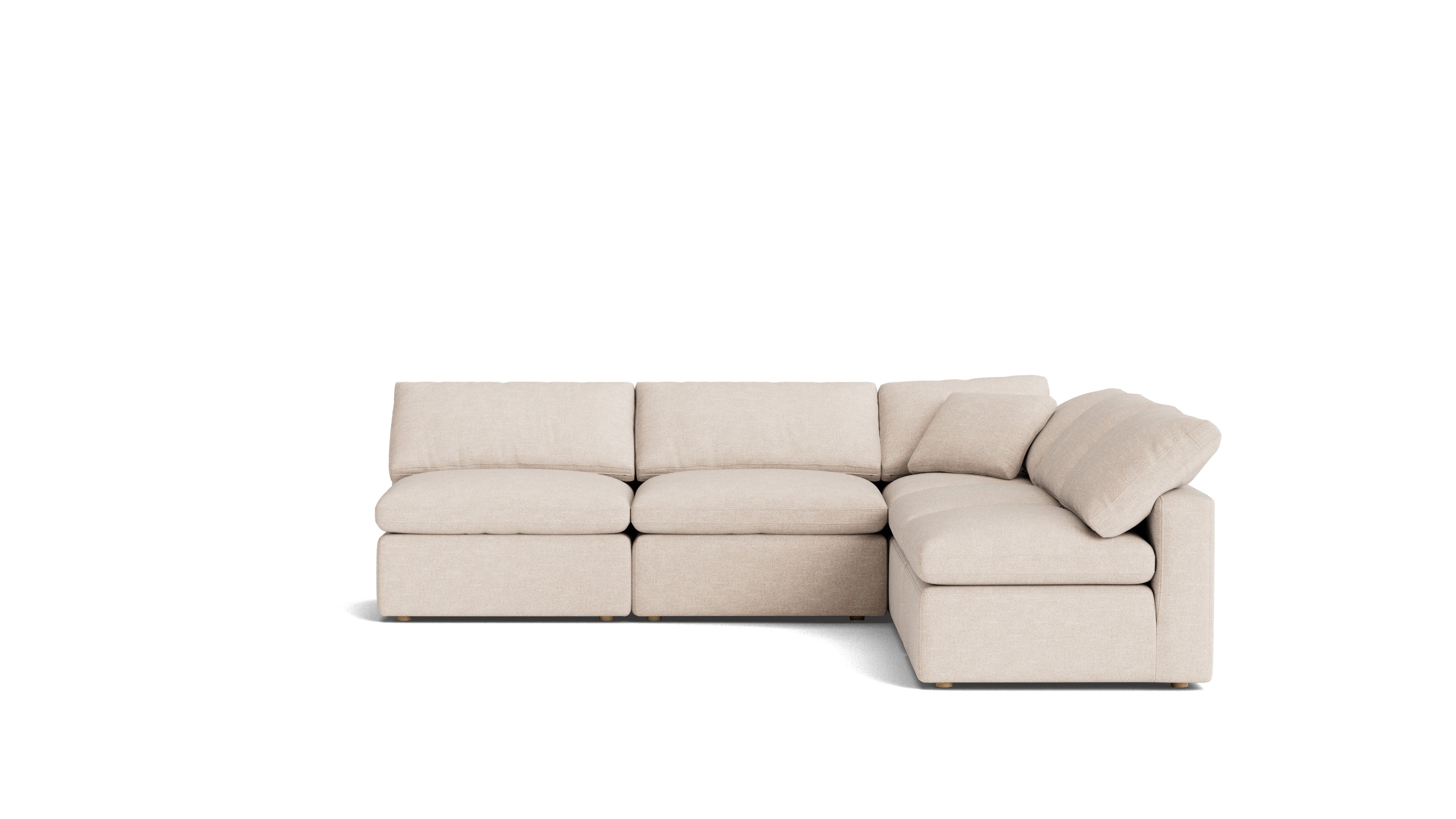 Movie Night™ 5-Piece Modular Sectional Open, Standard, Sunbeam