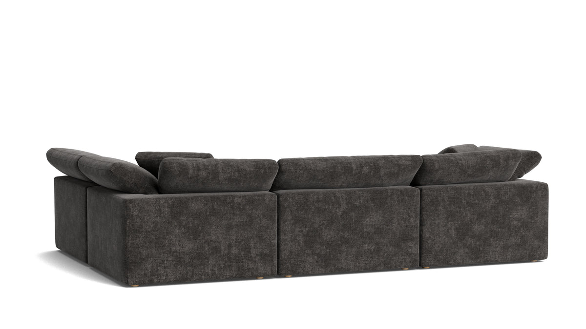 Movie Night™ 4-Piece Modular Sectional Armless, Large, Truffle