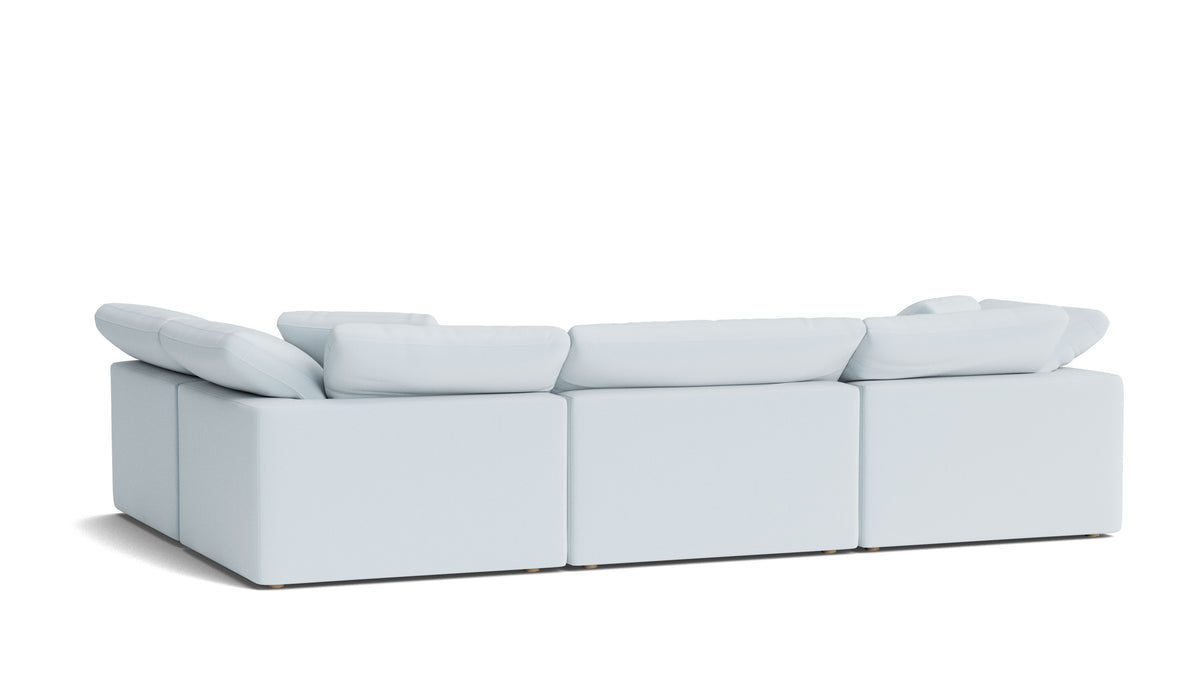 Movie Night™ 4-Piece Modular Sectional Armless, Large, Cove