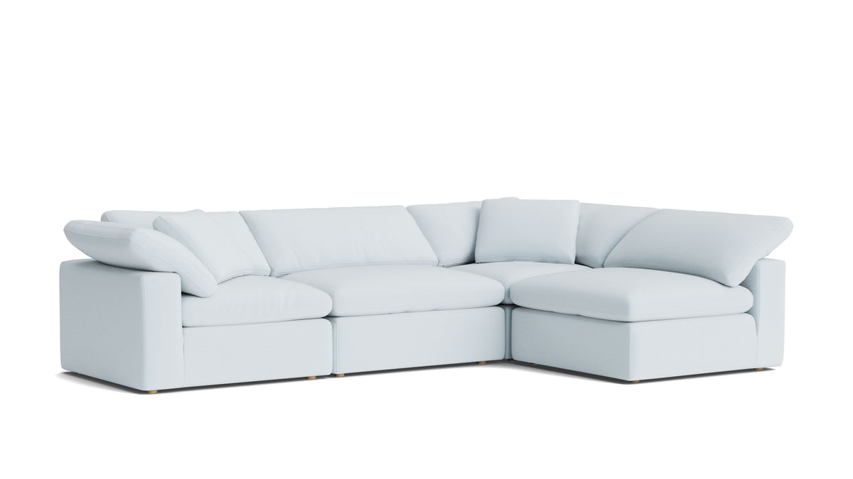 Movie Night™ 4-Piece Modular Sectional Armless, Large, Cove