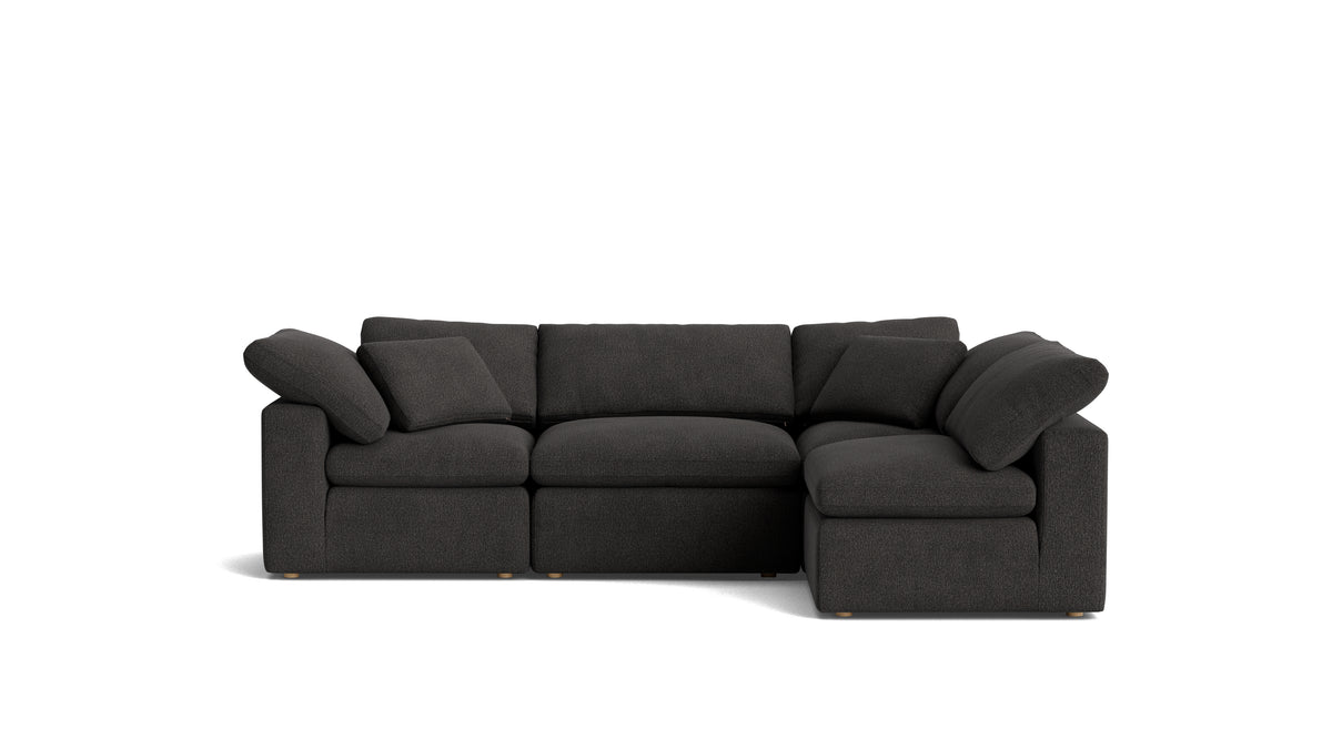Movie Night™ 4-Piece Modular Sectional Armless, Standard, Dark Shadow