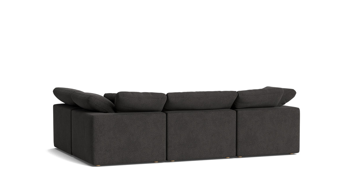 Movie Night™ 4-Piece Modular Sectional Armless, Standard, Dark Shadow